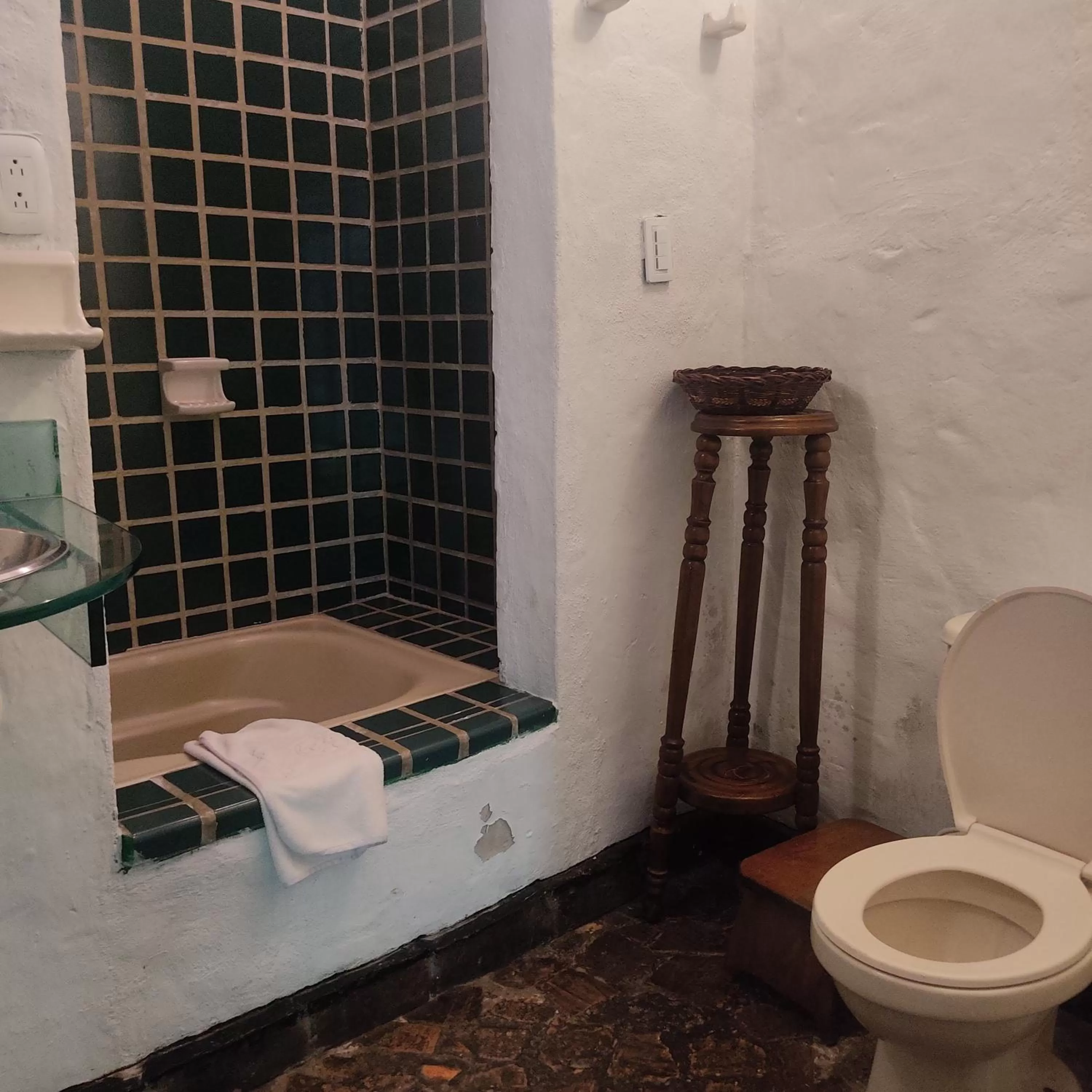 Bathroom in Posada Cafe La Huerta