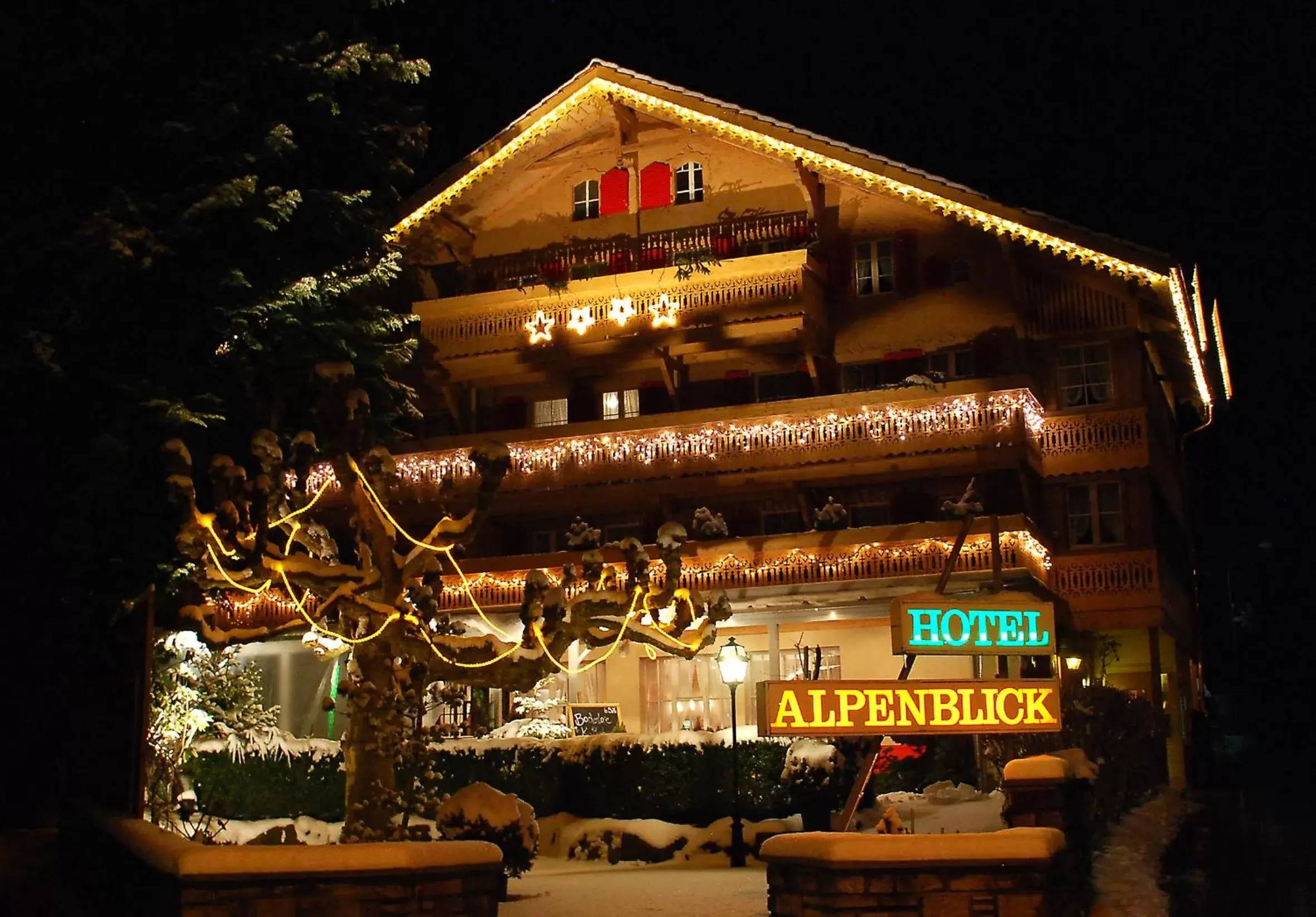 Facade/entrance, Property Building in Alpenblick Hotel & Restaurant Wilderswil by Interlaken