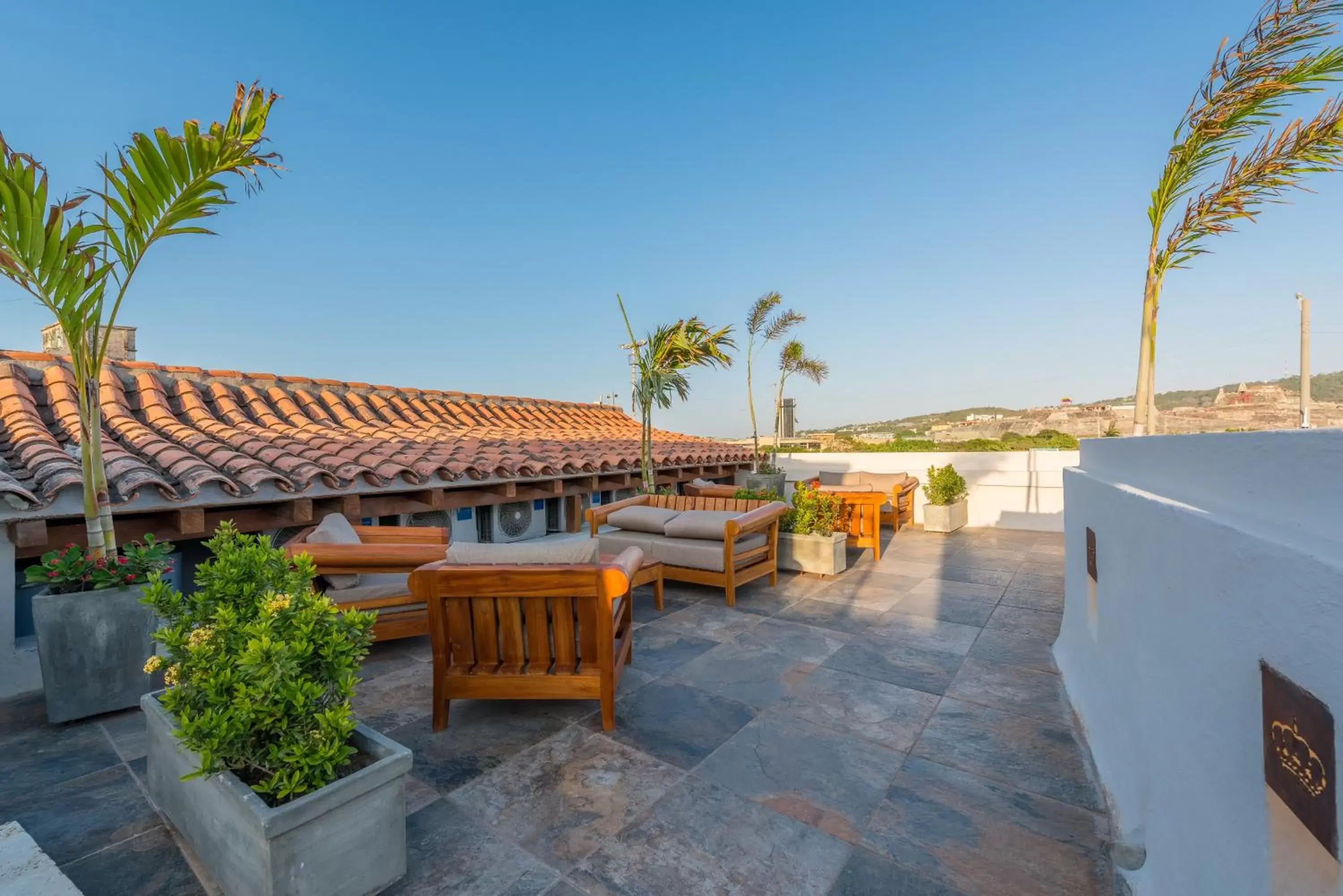 Patio in Getsemani Cartagena Hotel