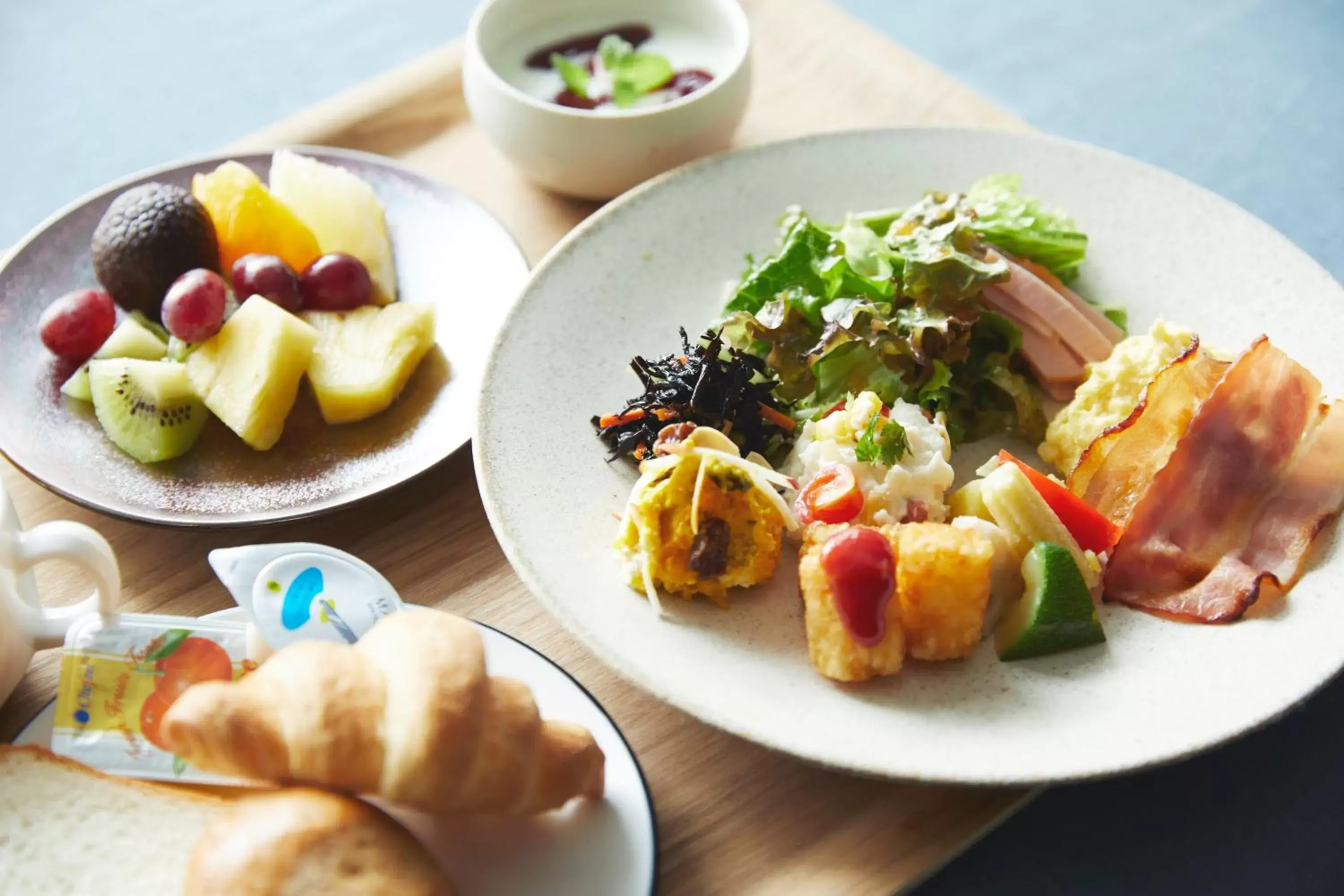 Buffet breakfast, Food in hotel MONday Kyoto Karasuma Nijo