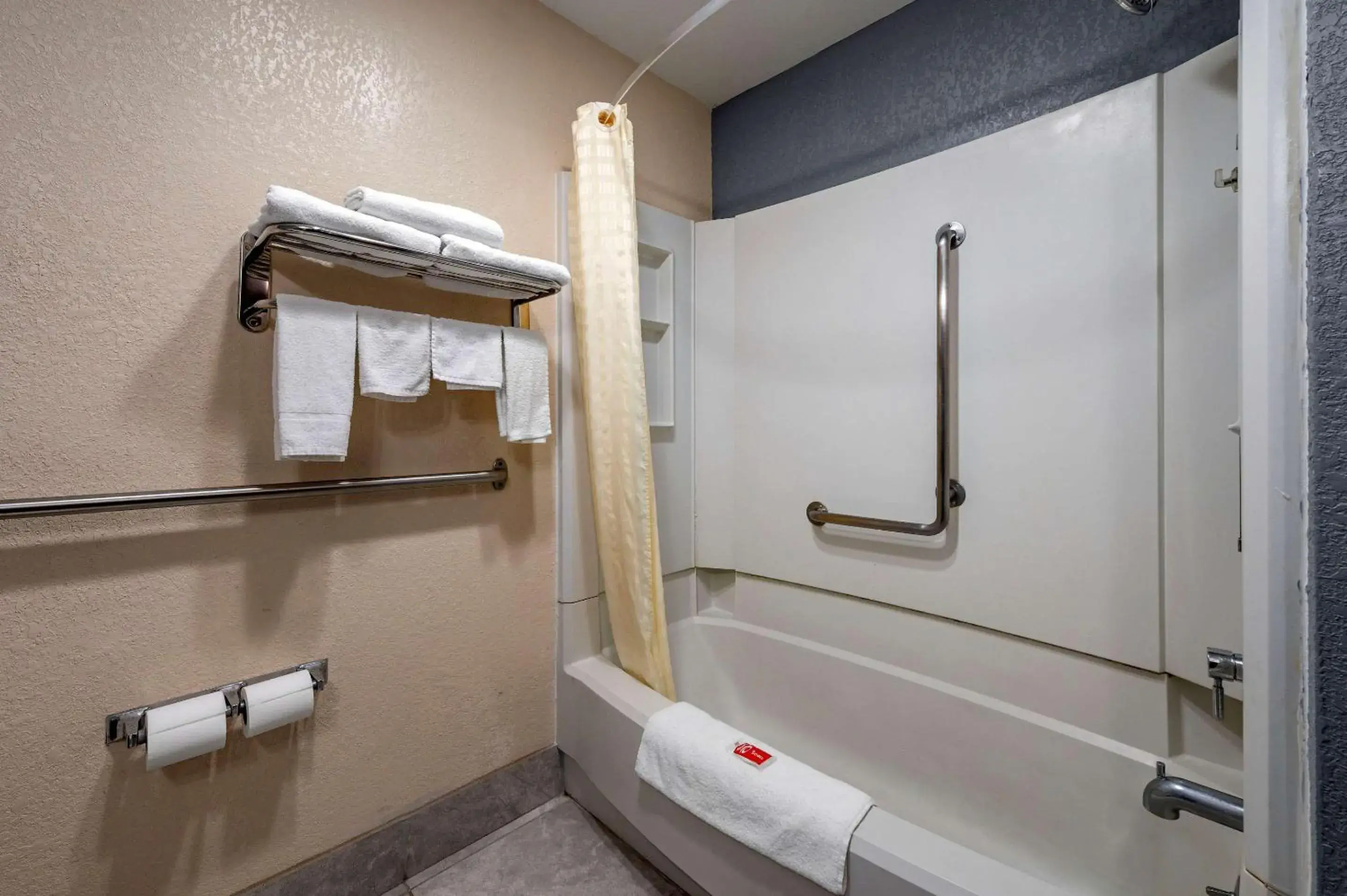 Bathroom in Econo Lodge Inn & Suites