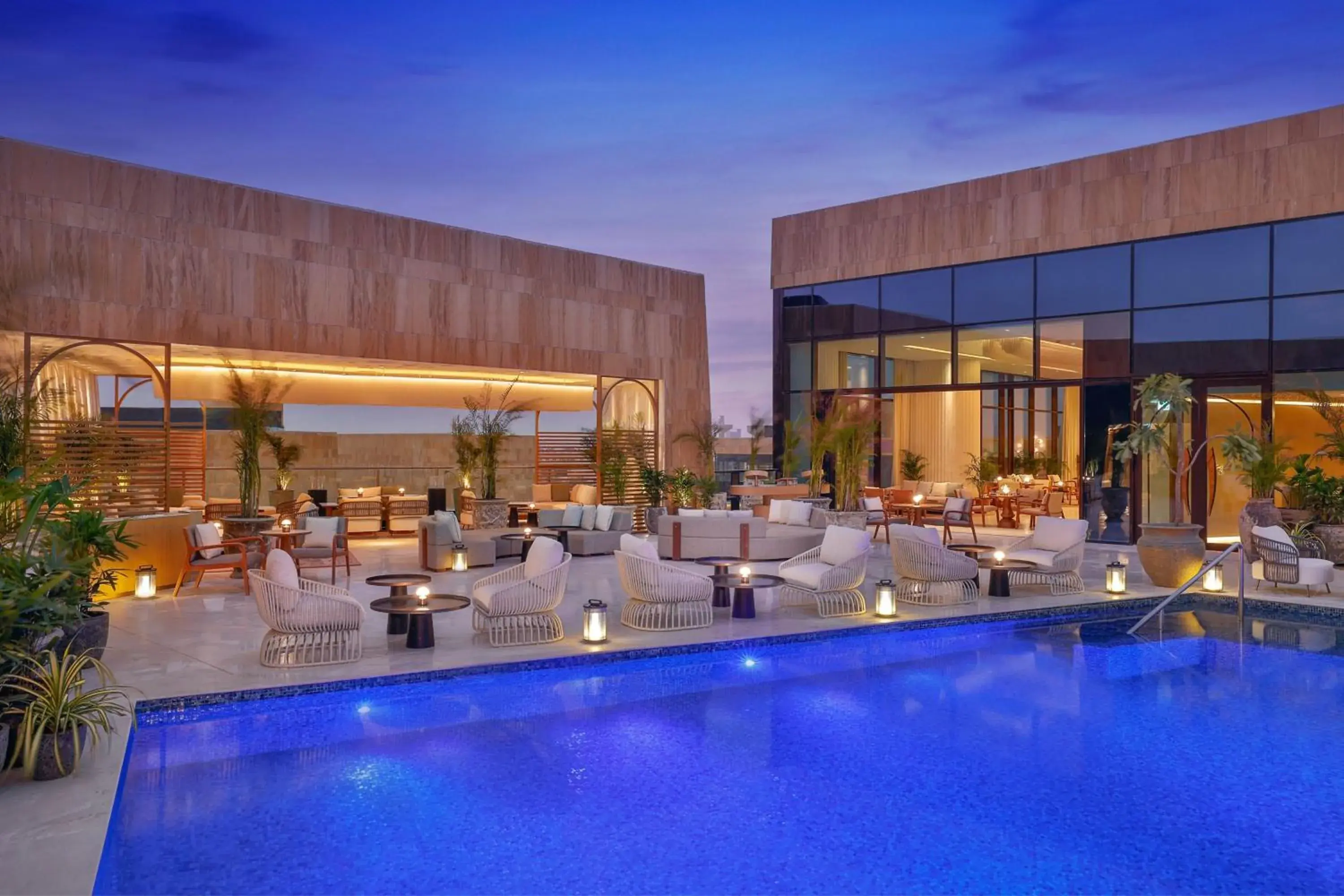 Lounge or bar, Swimming Pool in The St. Regis Riyadh