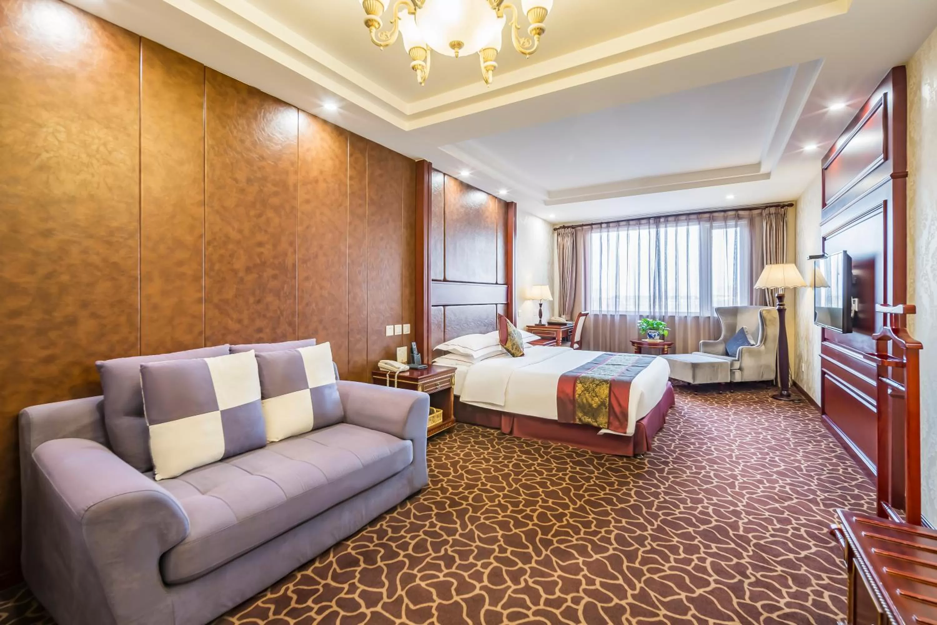 Bed in Beijing Commercial Business Hotel