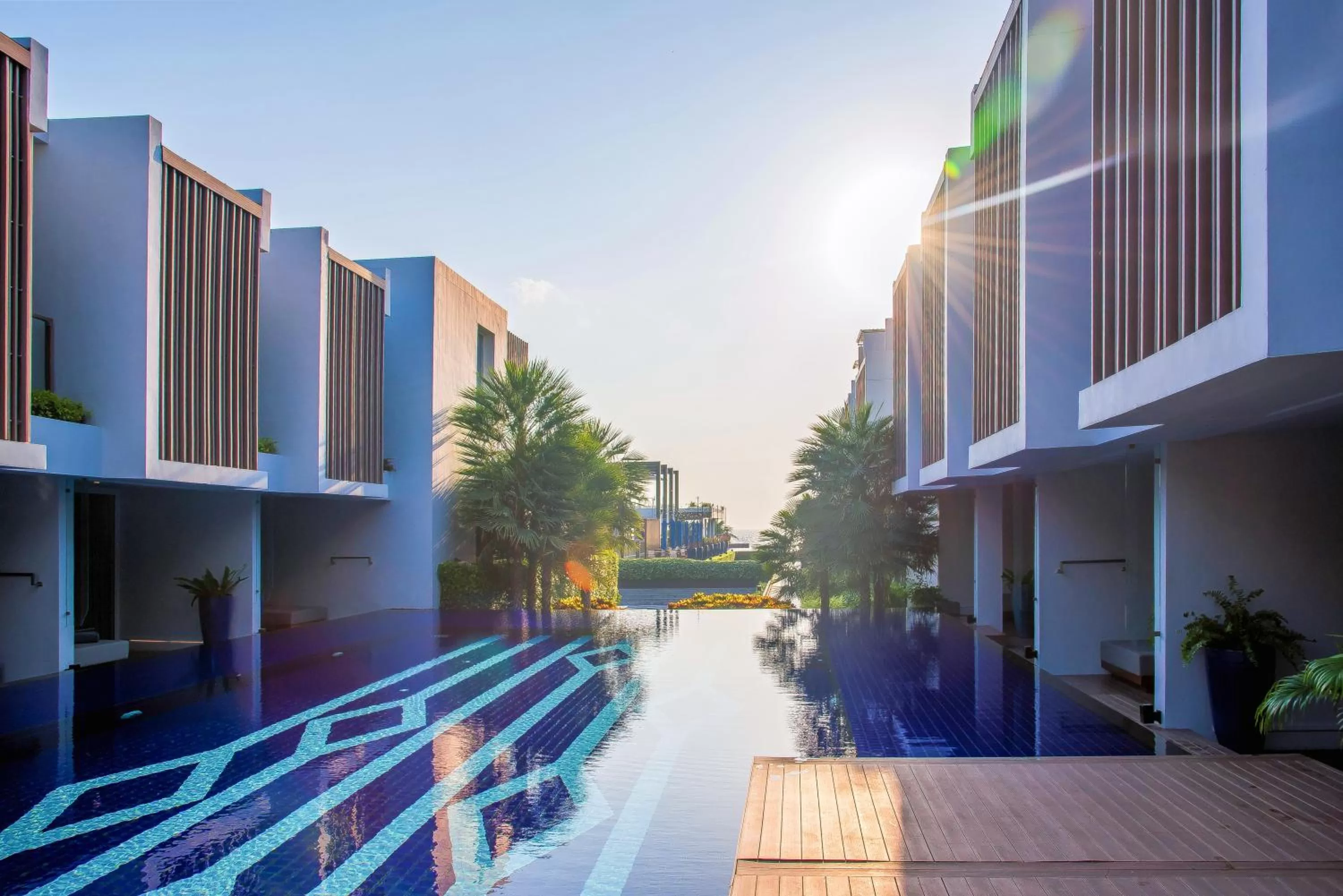 Pool view in Ace of Hua Hin Resort - SHA PLUS