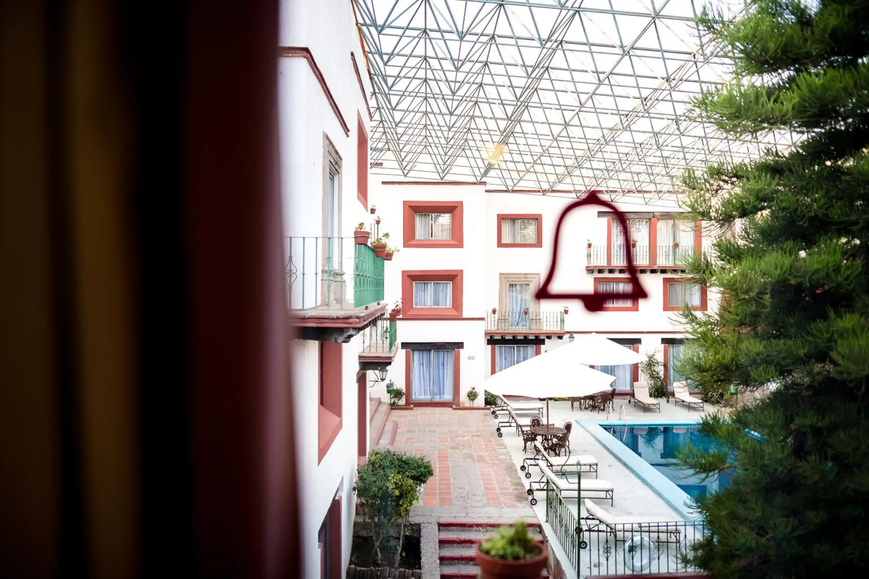 Pool view in Mision Guanajuato