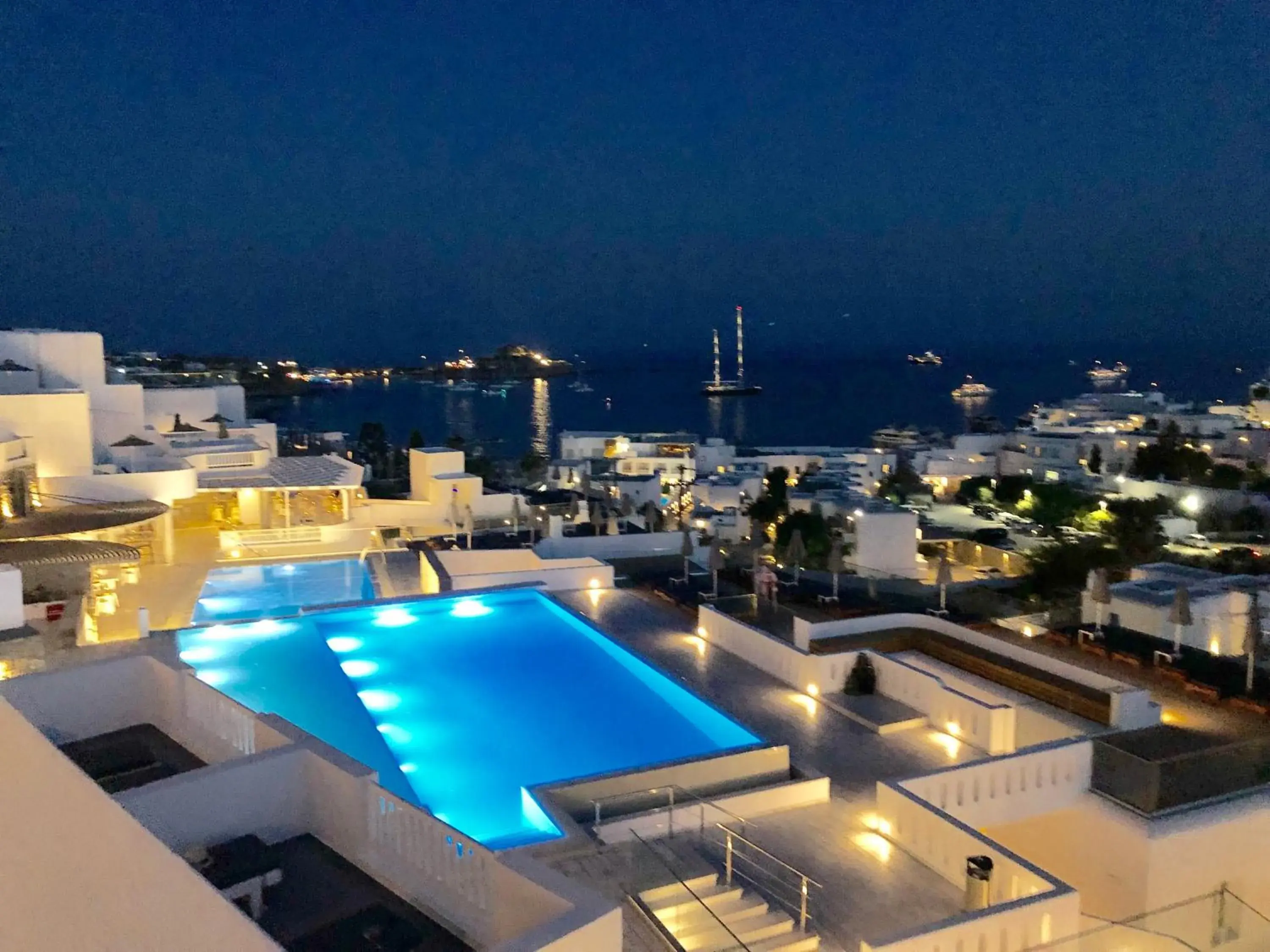 Pool View in The George Hotel Mykonos