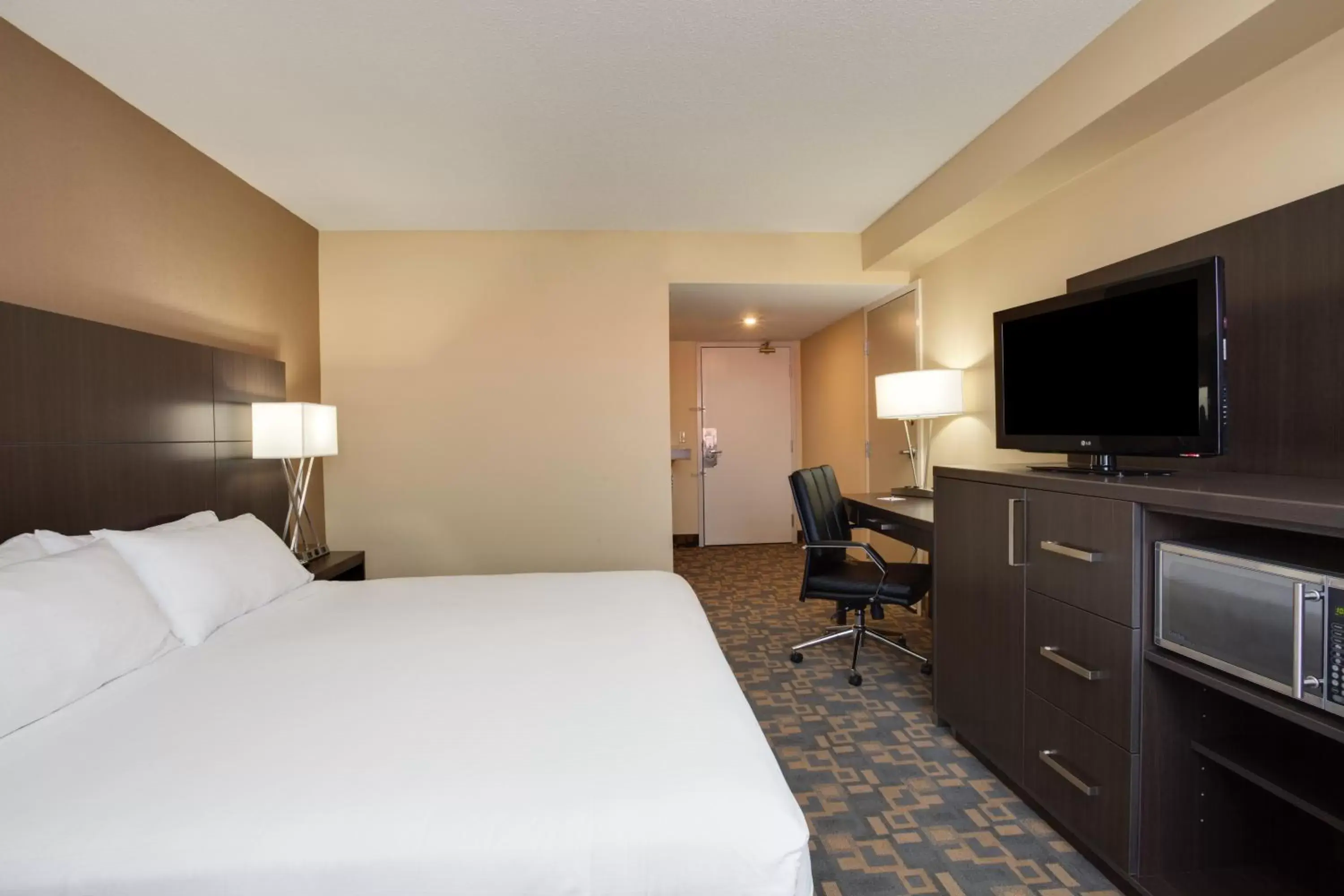 Photo of the whole room, Bed in Holiday Inn Express Hotel & Suites Uptown Fredericton, an IHG Hotel
