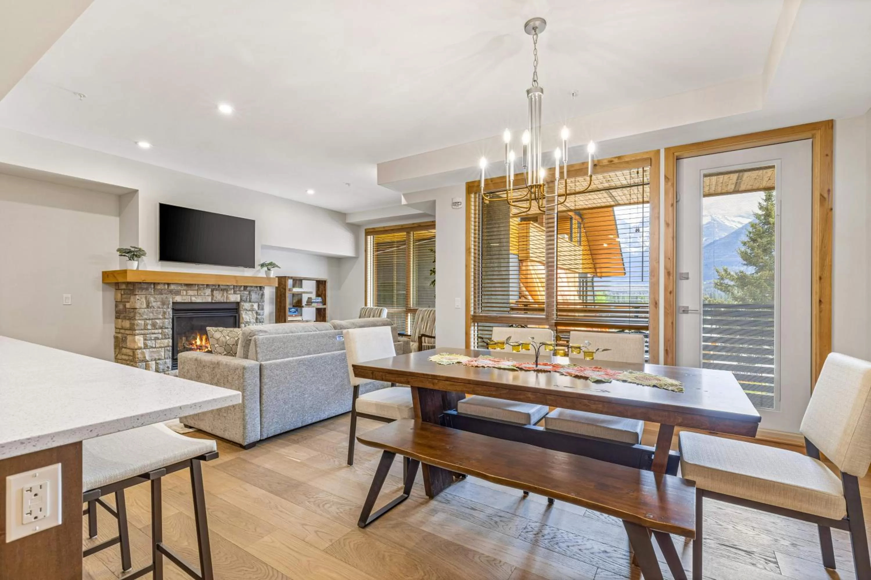 Living room in Spring Creek Vacations