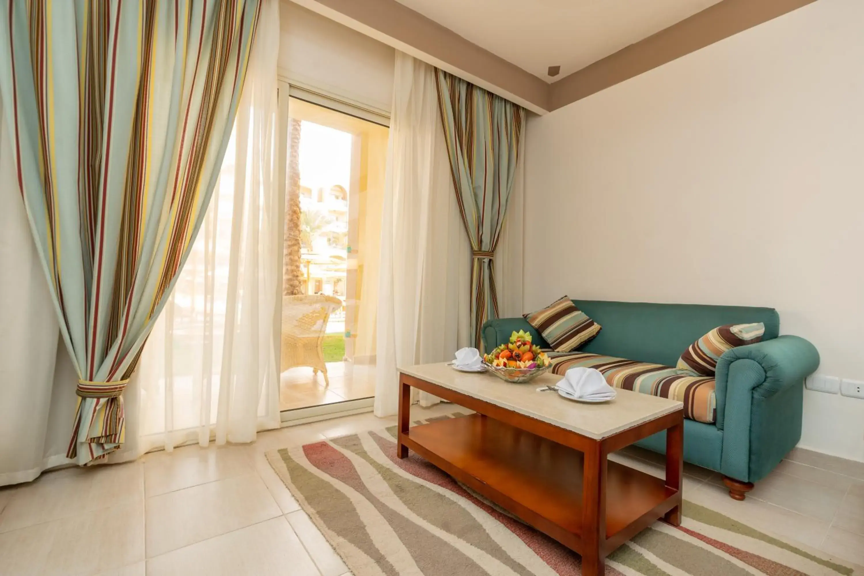 Seating area in El Karma Beach Resort & Aqua Park - Hurghada
