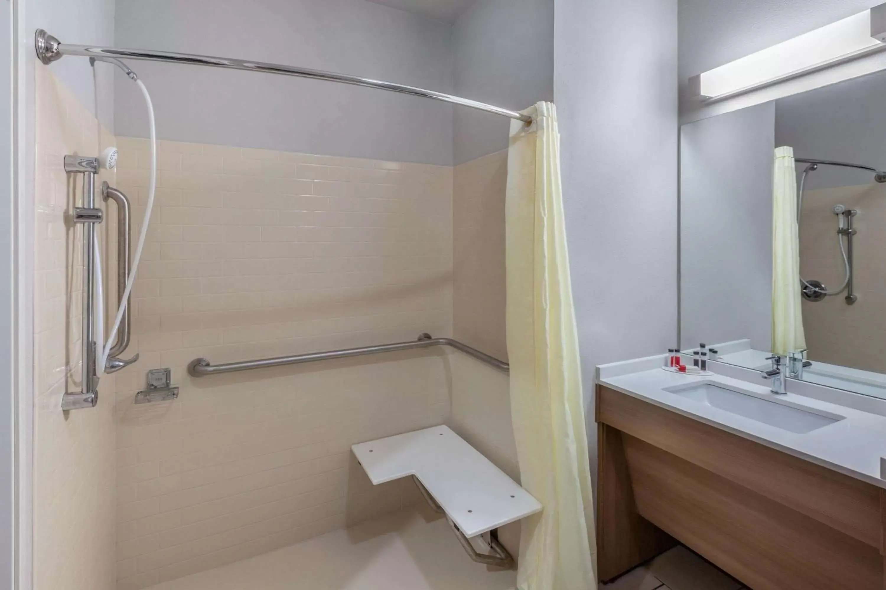 Shower, Bathroom in Microtel Inn & Suites by Wyndham College Station