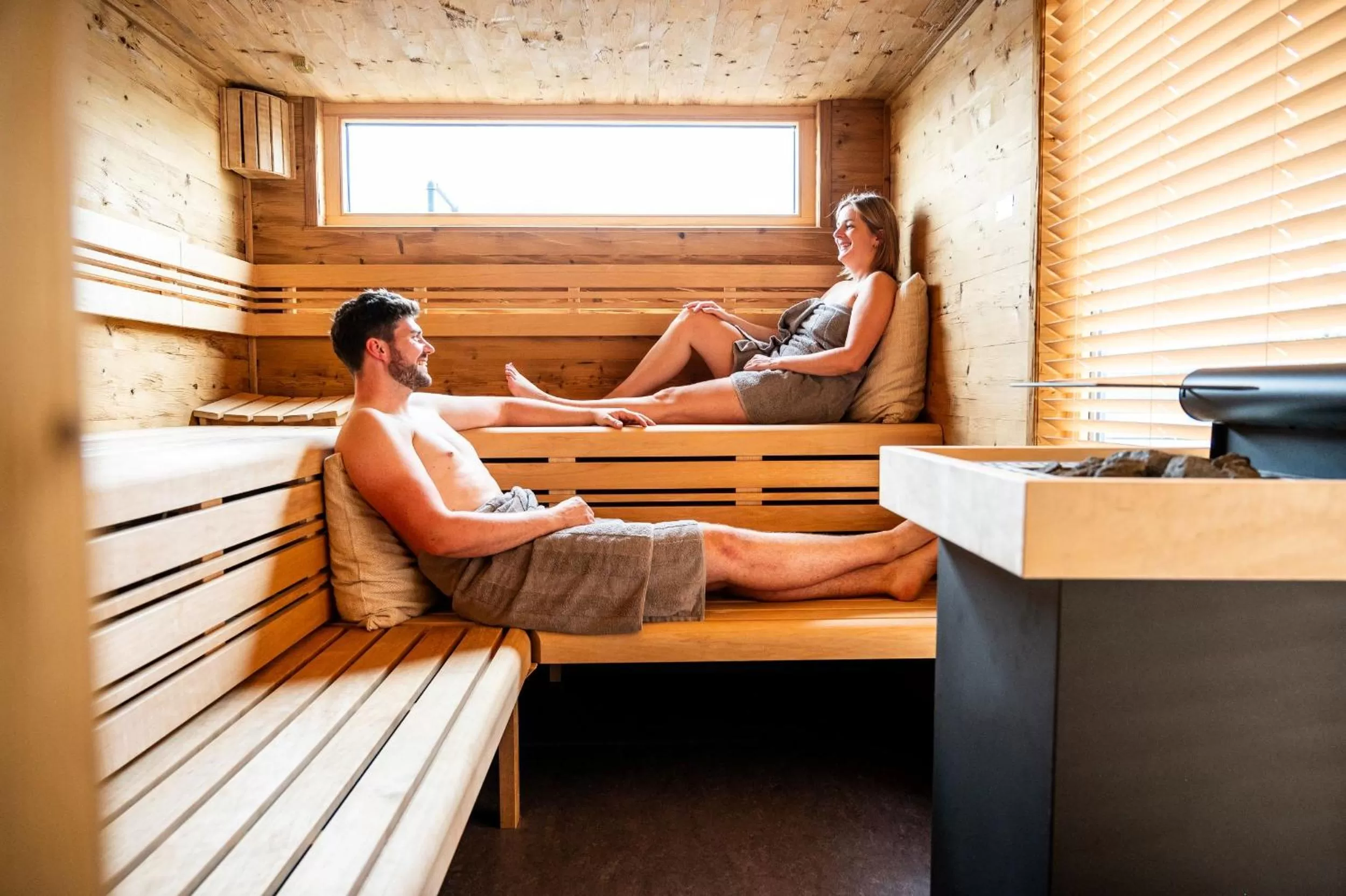 Sauna in HafenHotel PommernYacht