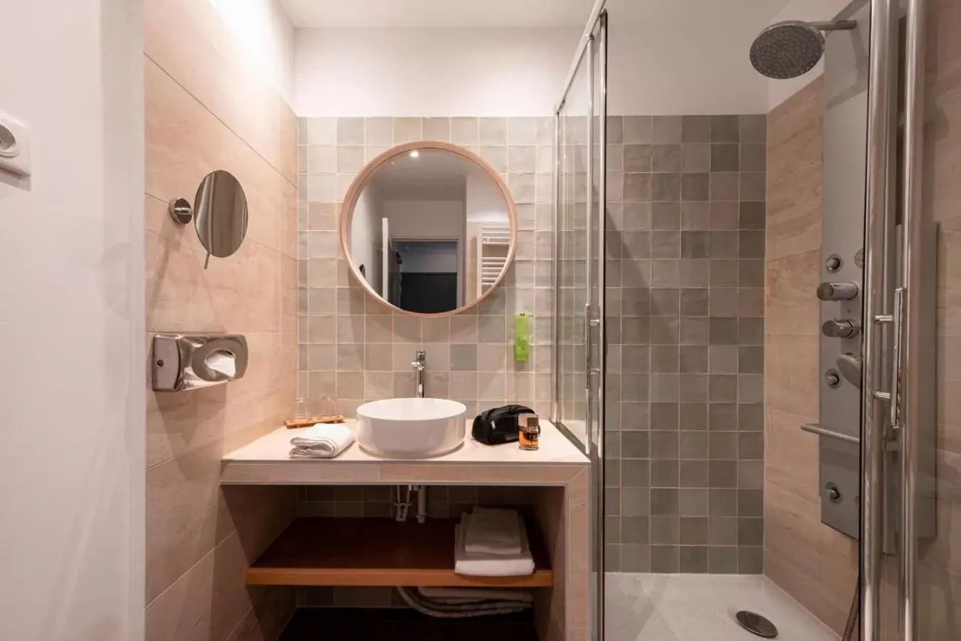 Shower, Bathroom in Best Western Plus l'Orée Paris Sud