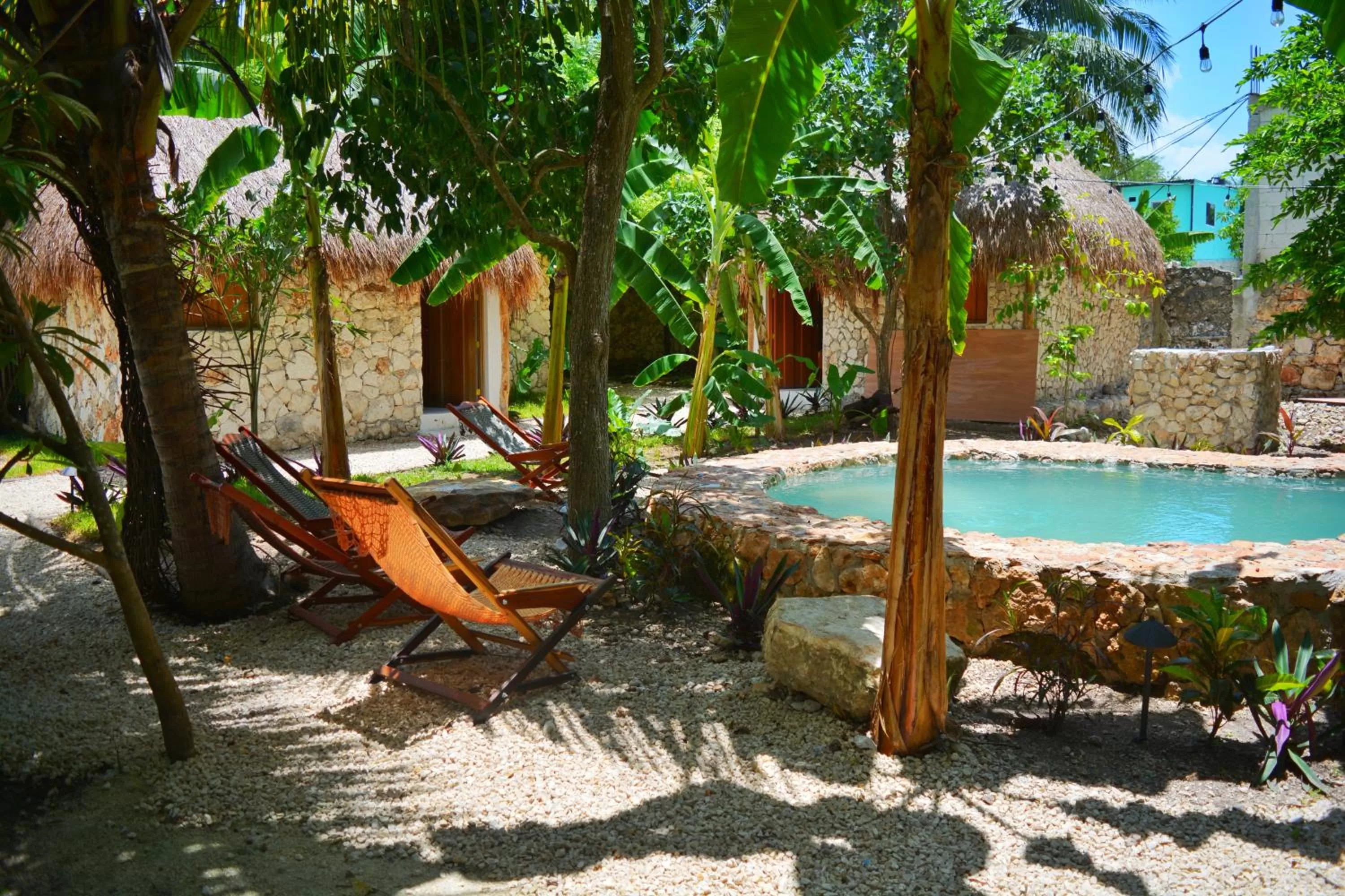 Garden, Swimming Pool in Aldea Che-eek