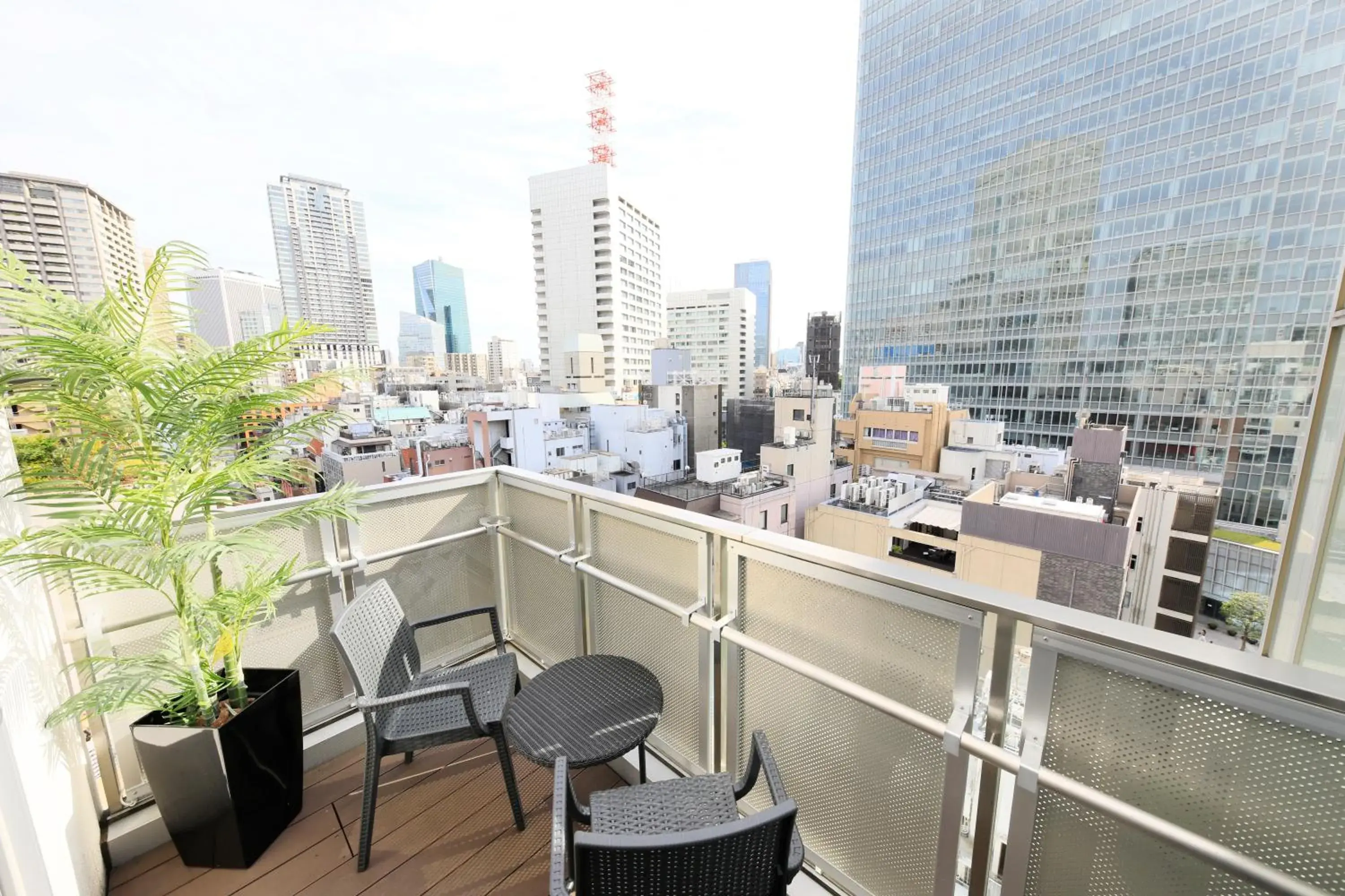 Balcony/Terrace in Centurion Hotel Residential Akasaka Station
