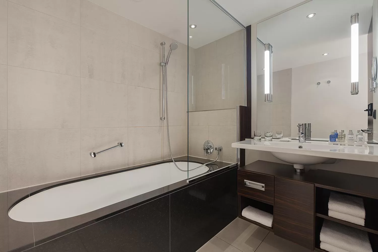 Bathroom in Radisson Blu Hotel Leipzig