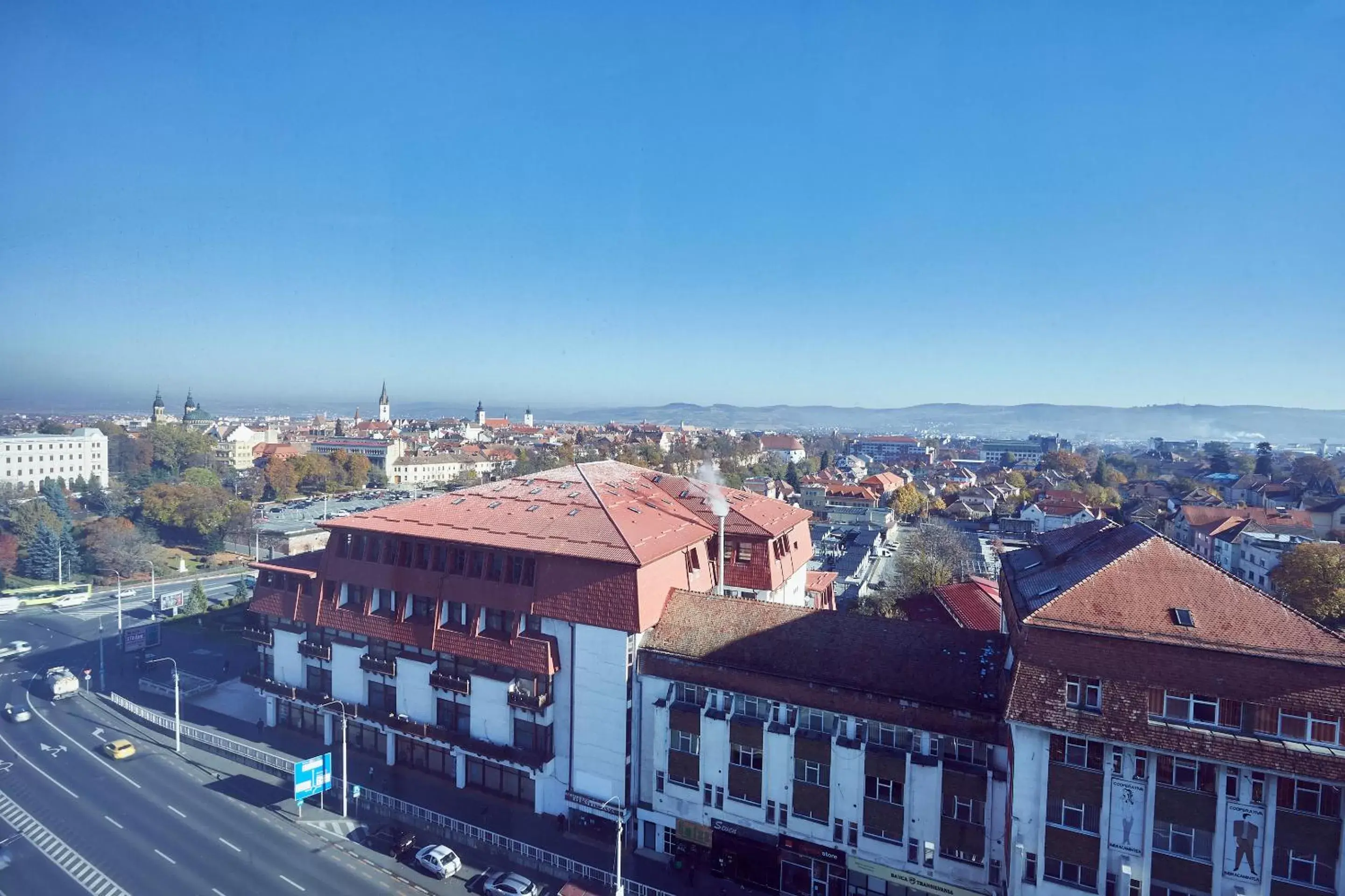 City view in MyContinental Sibiu