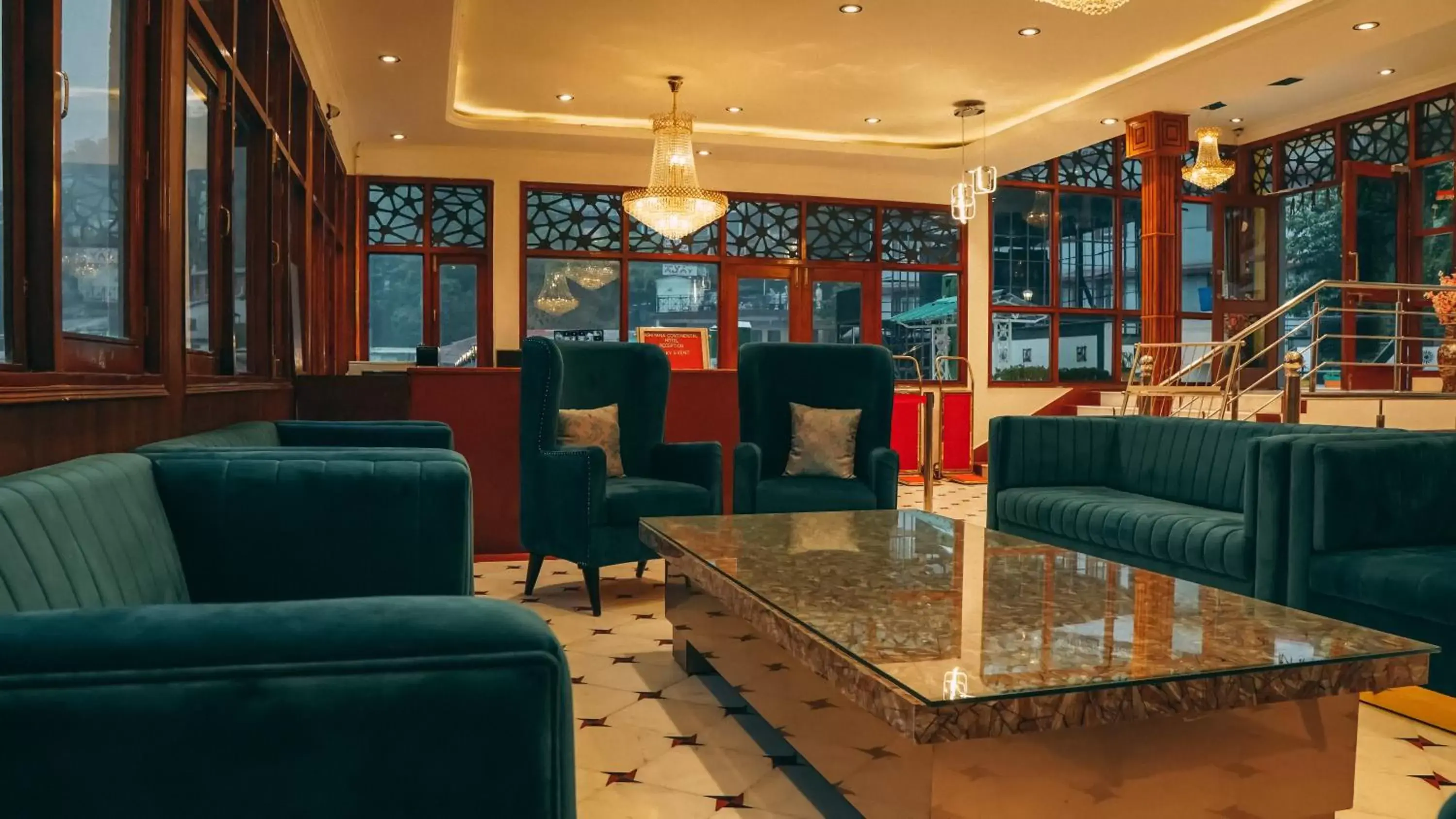 Lobby or reception in Pride Ashiyana Resort Mussoorie Lobby or reception in Pride Ashiyana Resort Mussoorie
