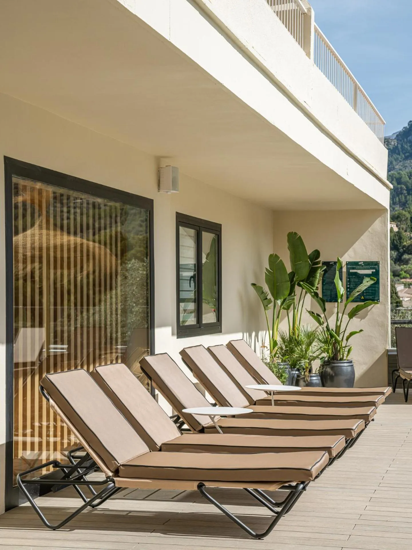 Patio in Hotel Eden Nord Soller