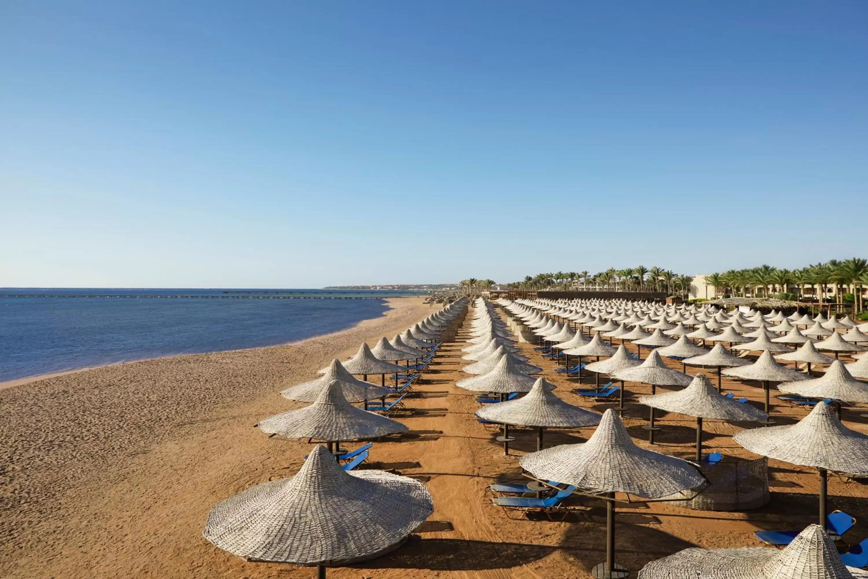 Beach in Jaz Mirabel Resort