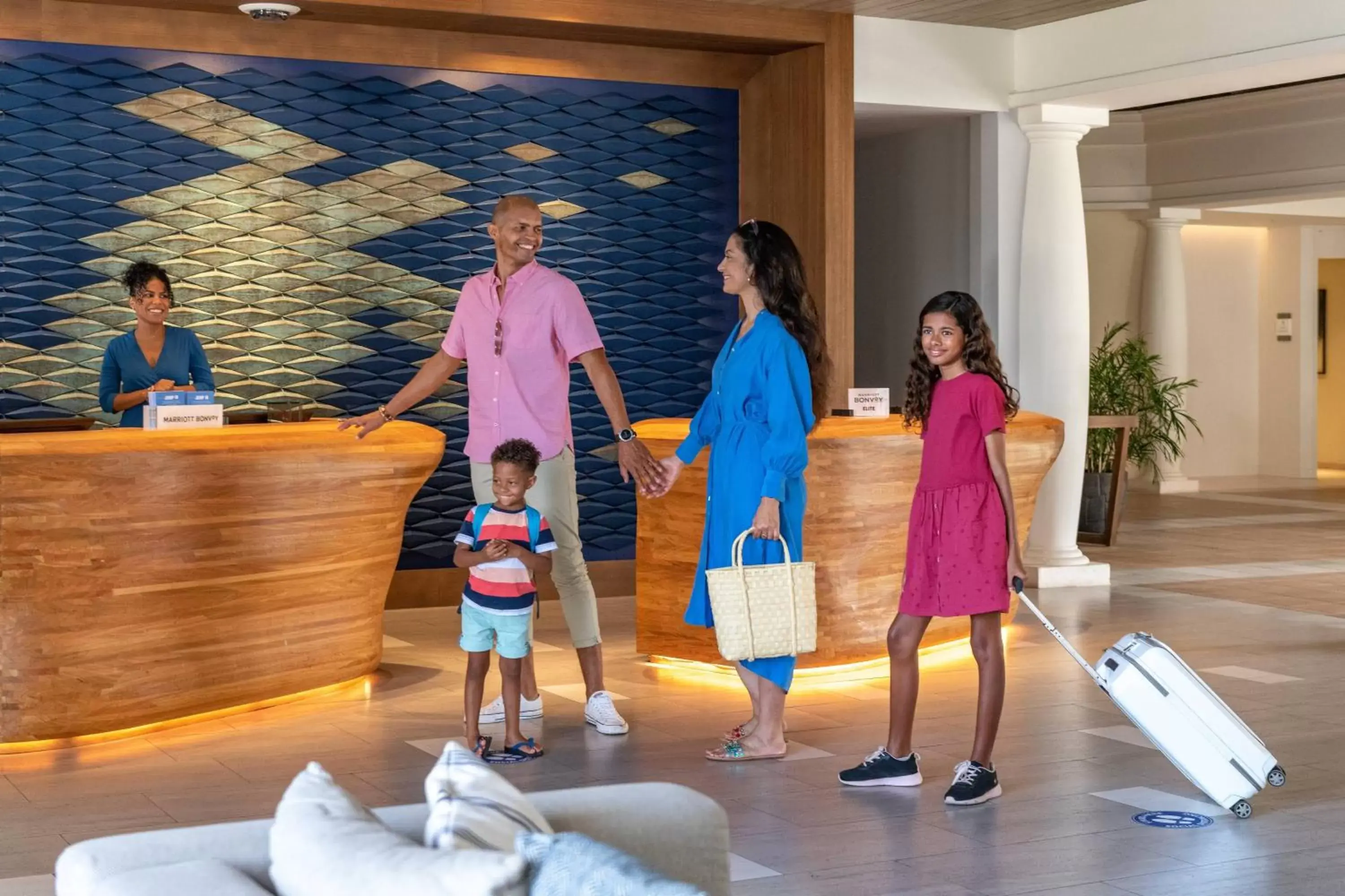 Lobby or reception in Curaçao Marriott Beach Resort