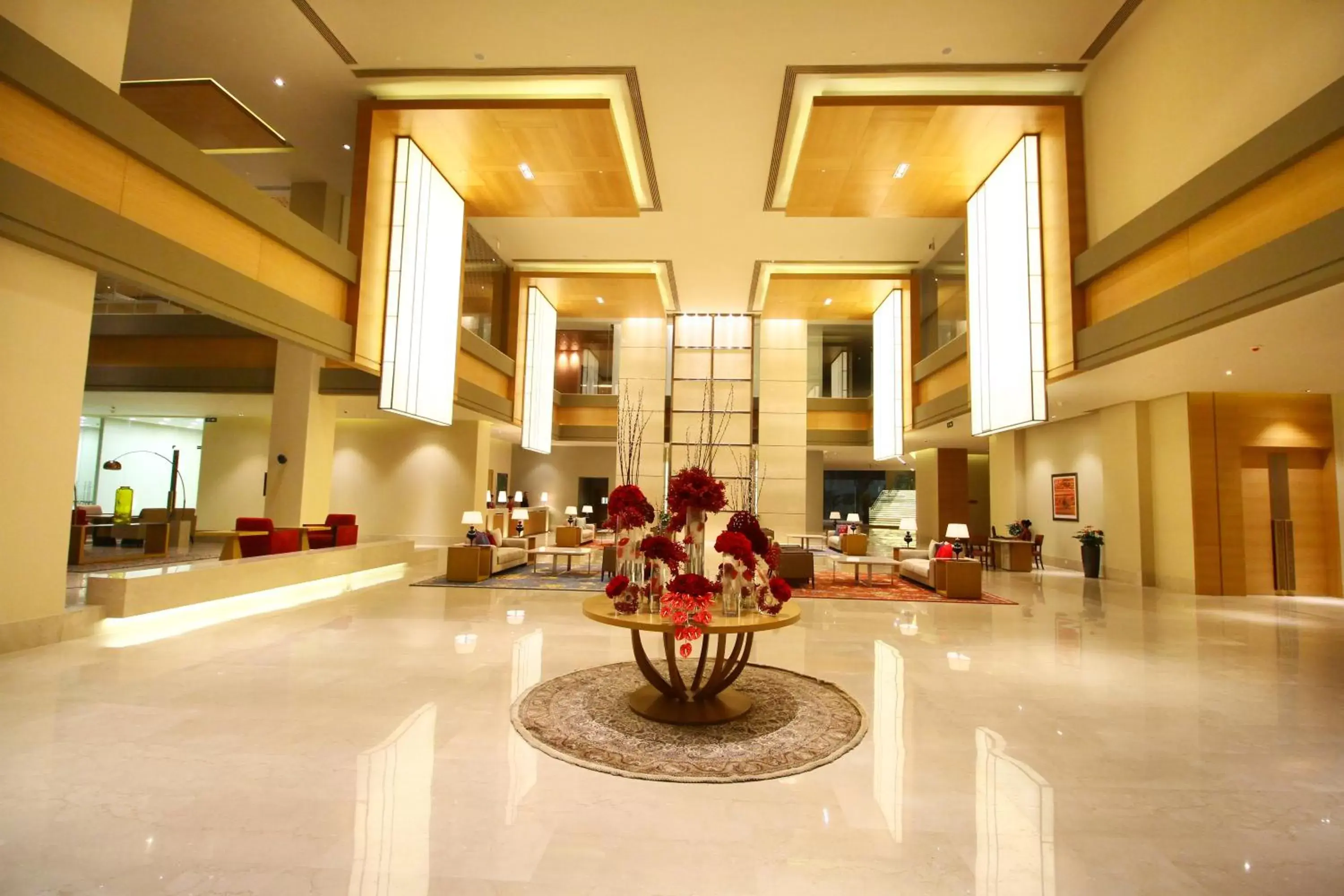 Lobby or reception in Taj Bangalore Lobby or reception in Taj Bangalore