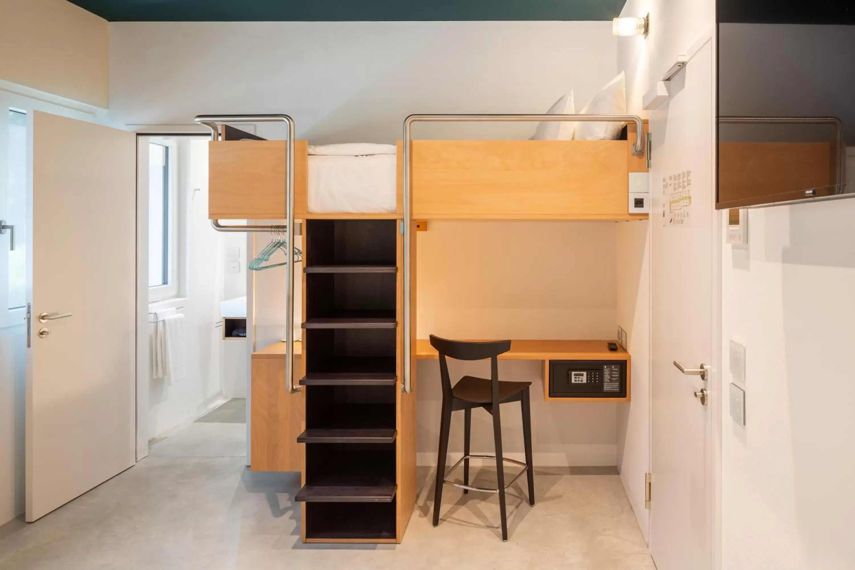 bunk bed, Kitchen/Kitchenette in Riva Rooms & Studios - Check-In 24hr