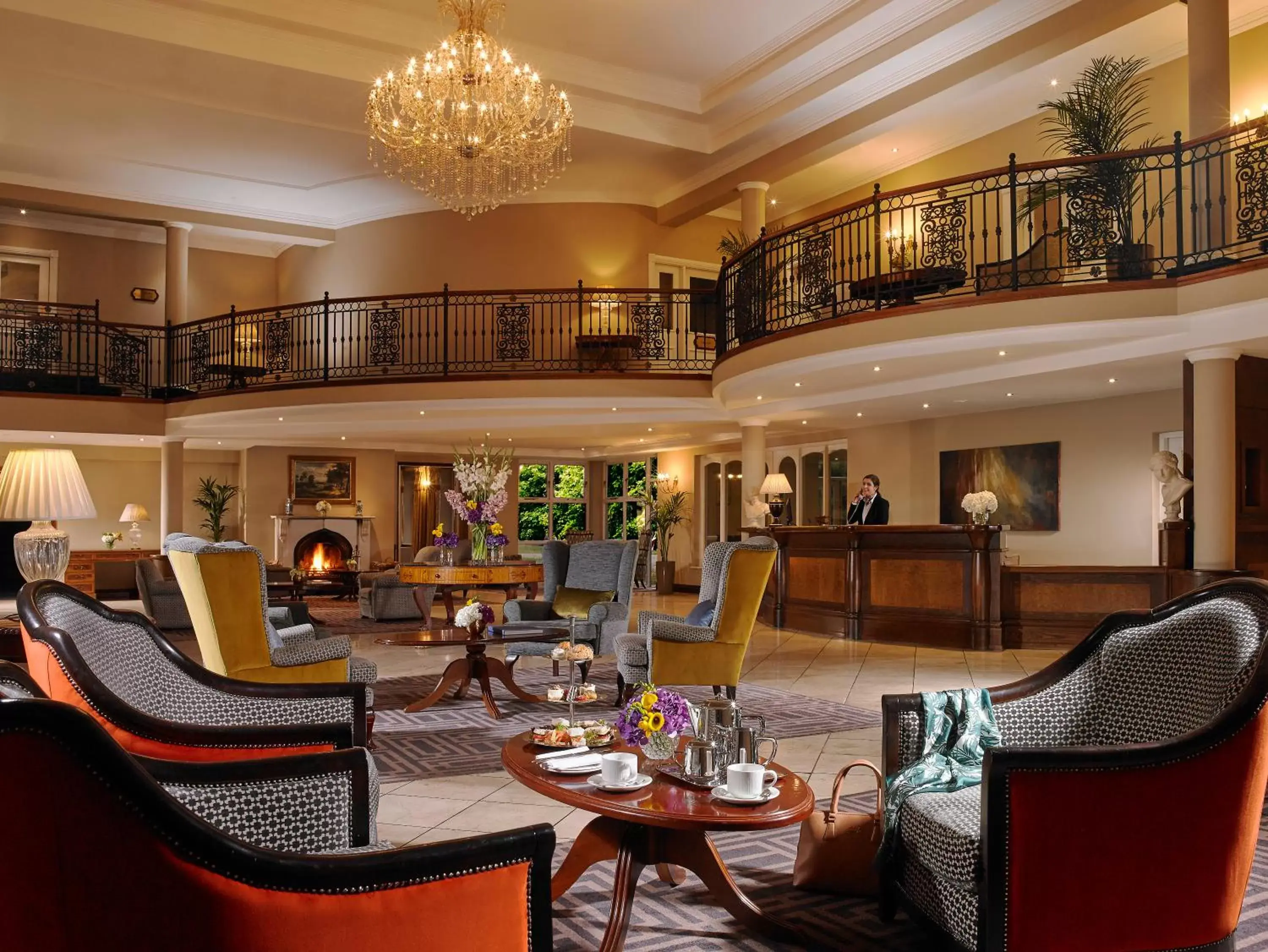 Lobby or reception, Restaurant/Places to Eat in Hotel Woodstock Ennis