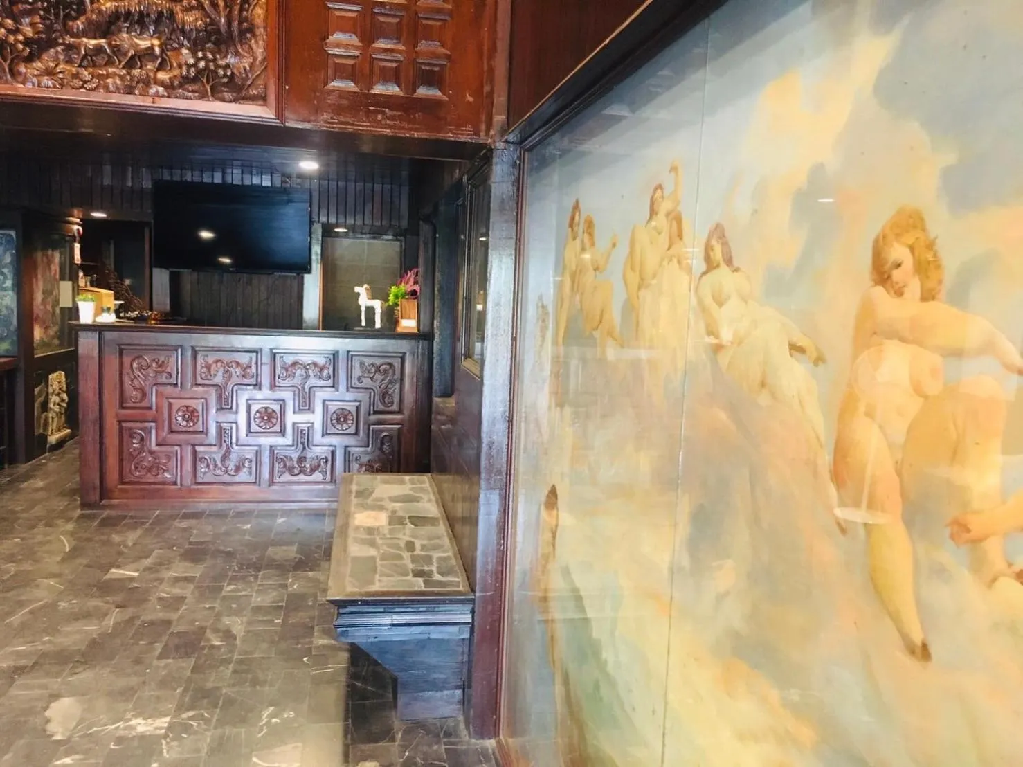 Lobby or reception in Blue Dream Guesthouse