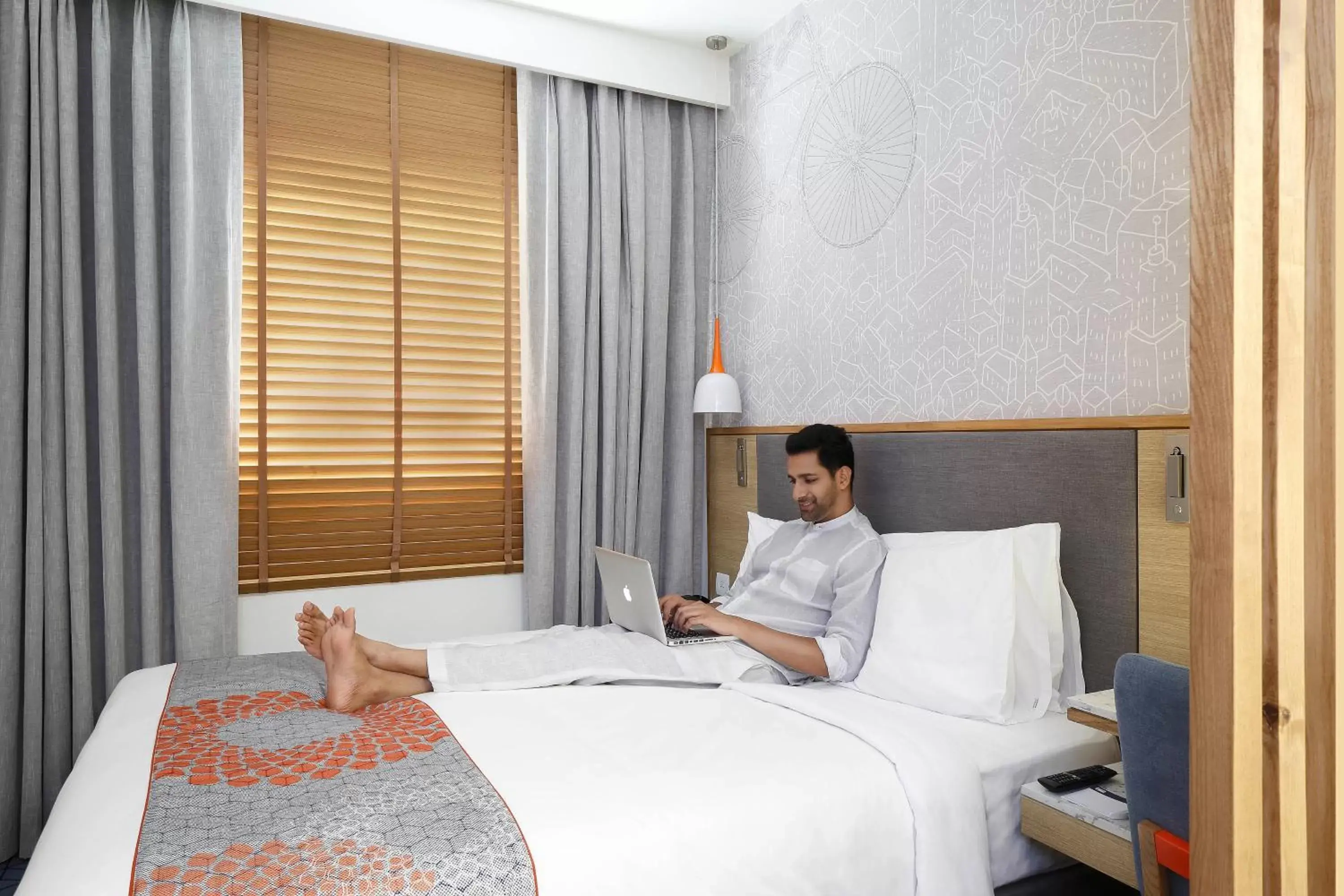 Photo of the whole room in Holiday Inn Express Ahmedabad Prahlad Nagar, an IHG Hotel