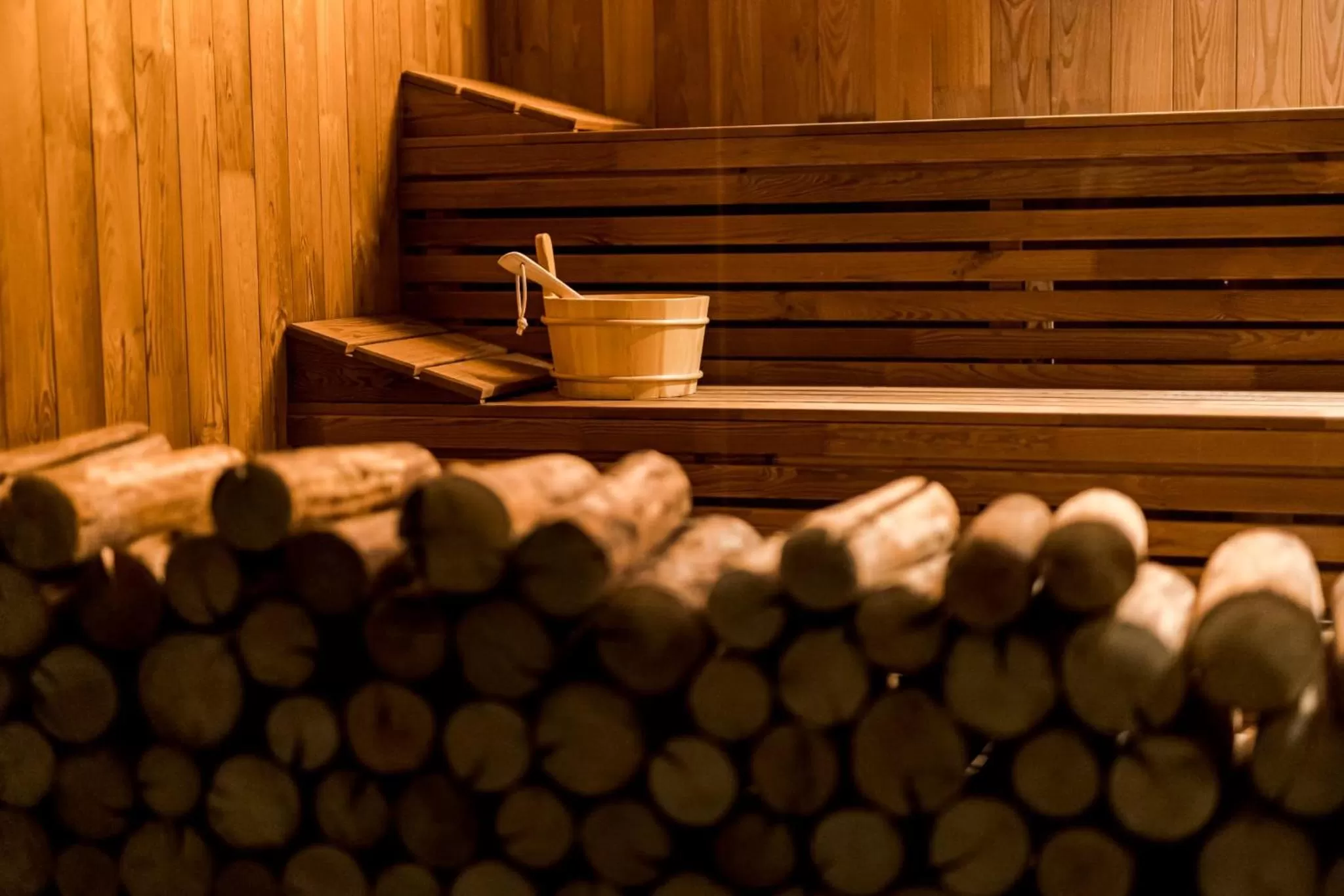 Sauna in Hermanns Hotel & Spa Sibiu