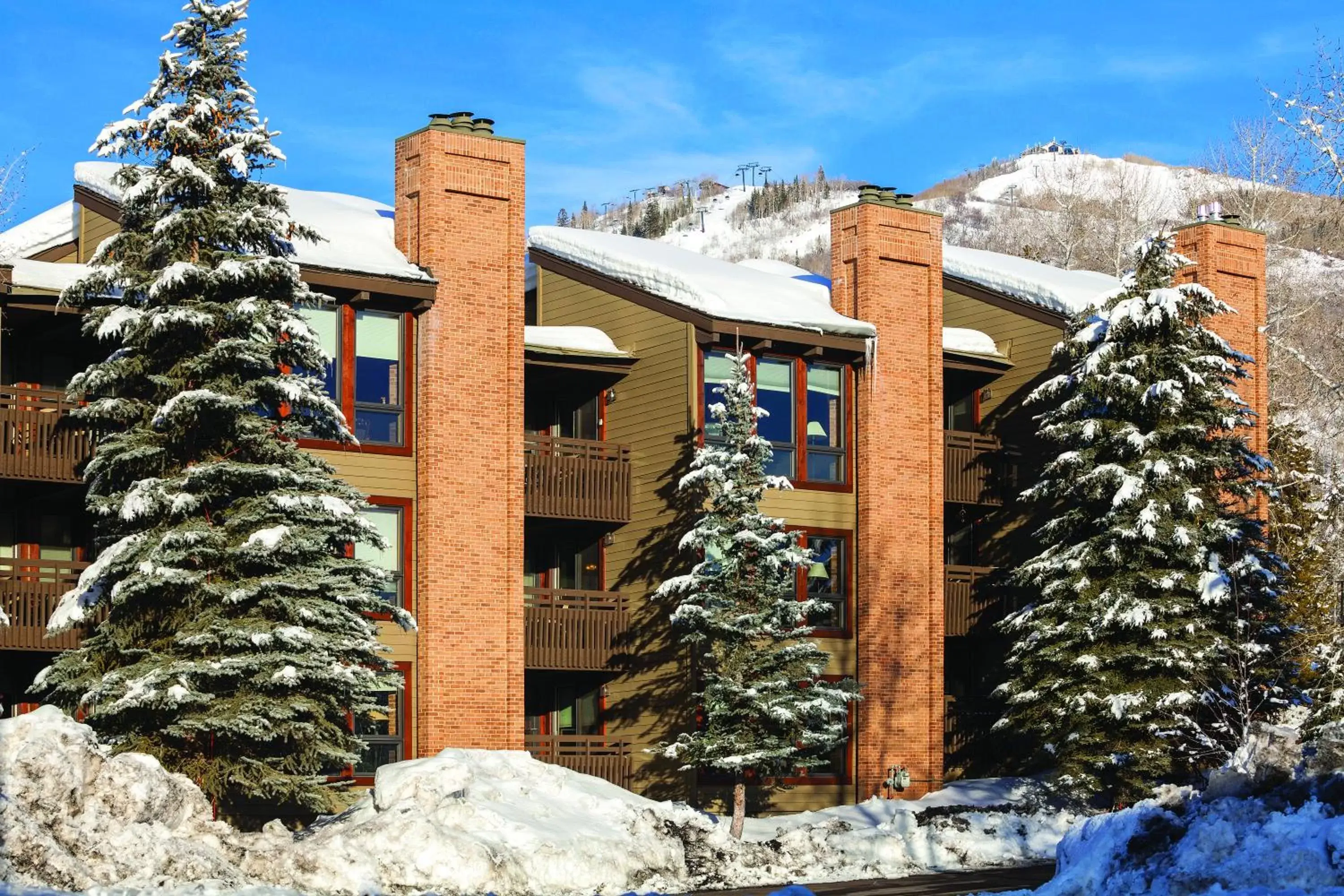 Property building, Winter in The Lodge at Steamboat by Vacasa