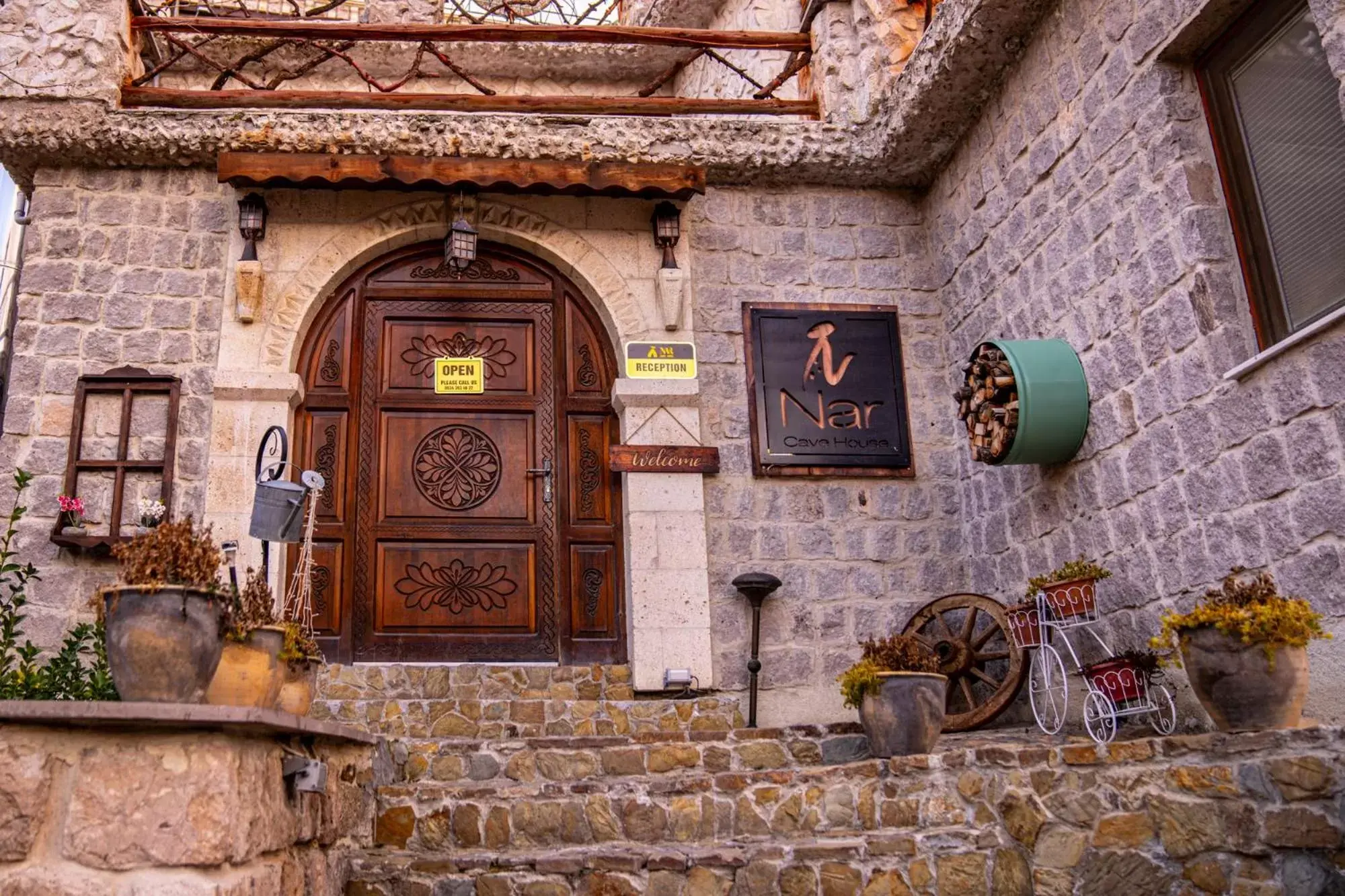 Facade/entrance in Cappadocia Nar Cave House & Swimming Pool Facade/entrance in Cappadocia Nar Cave House & Swimming Pool