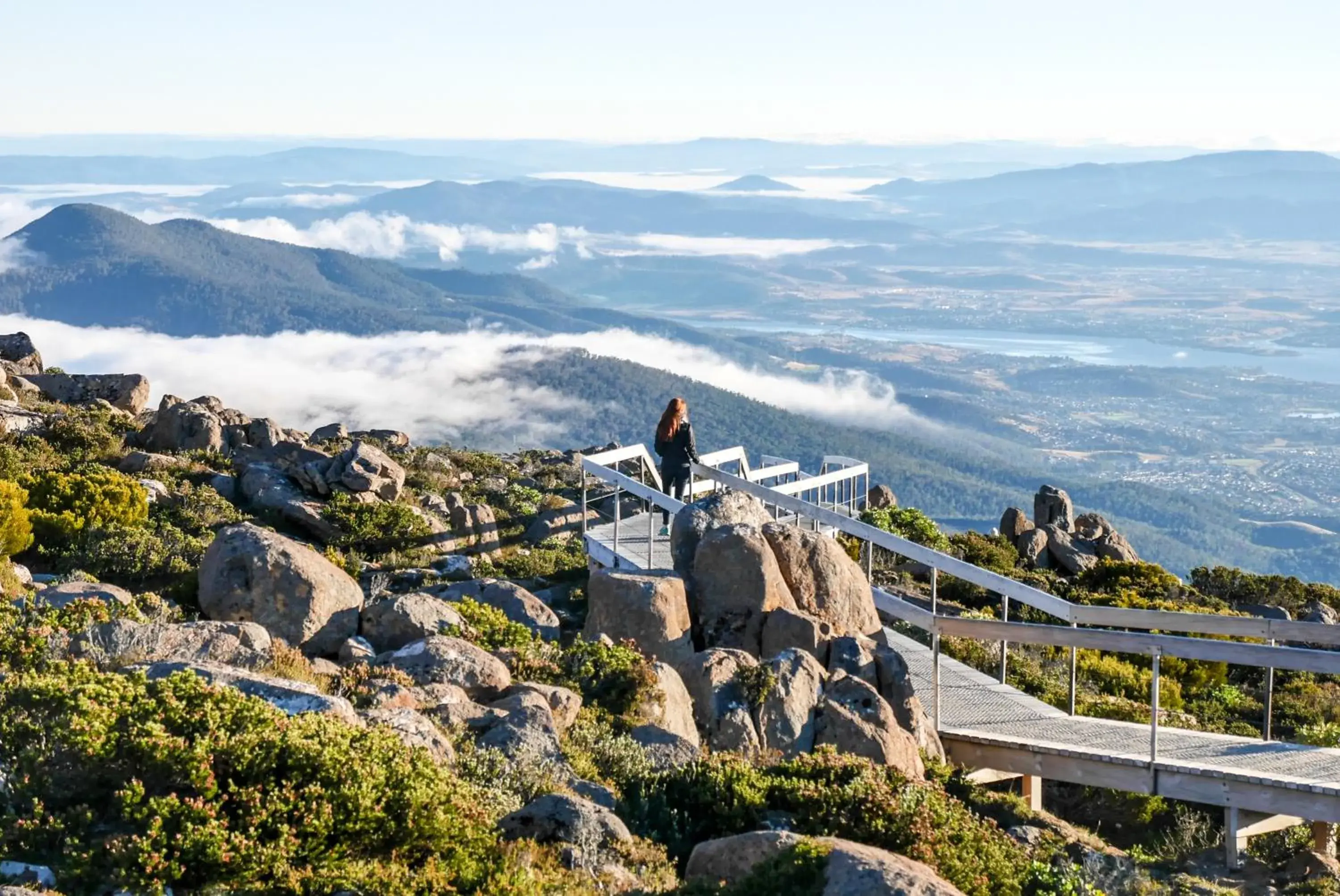 Nearby landmark, Bird's-eye View in Hobart Central YHA