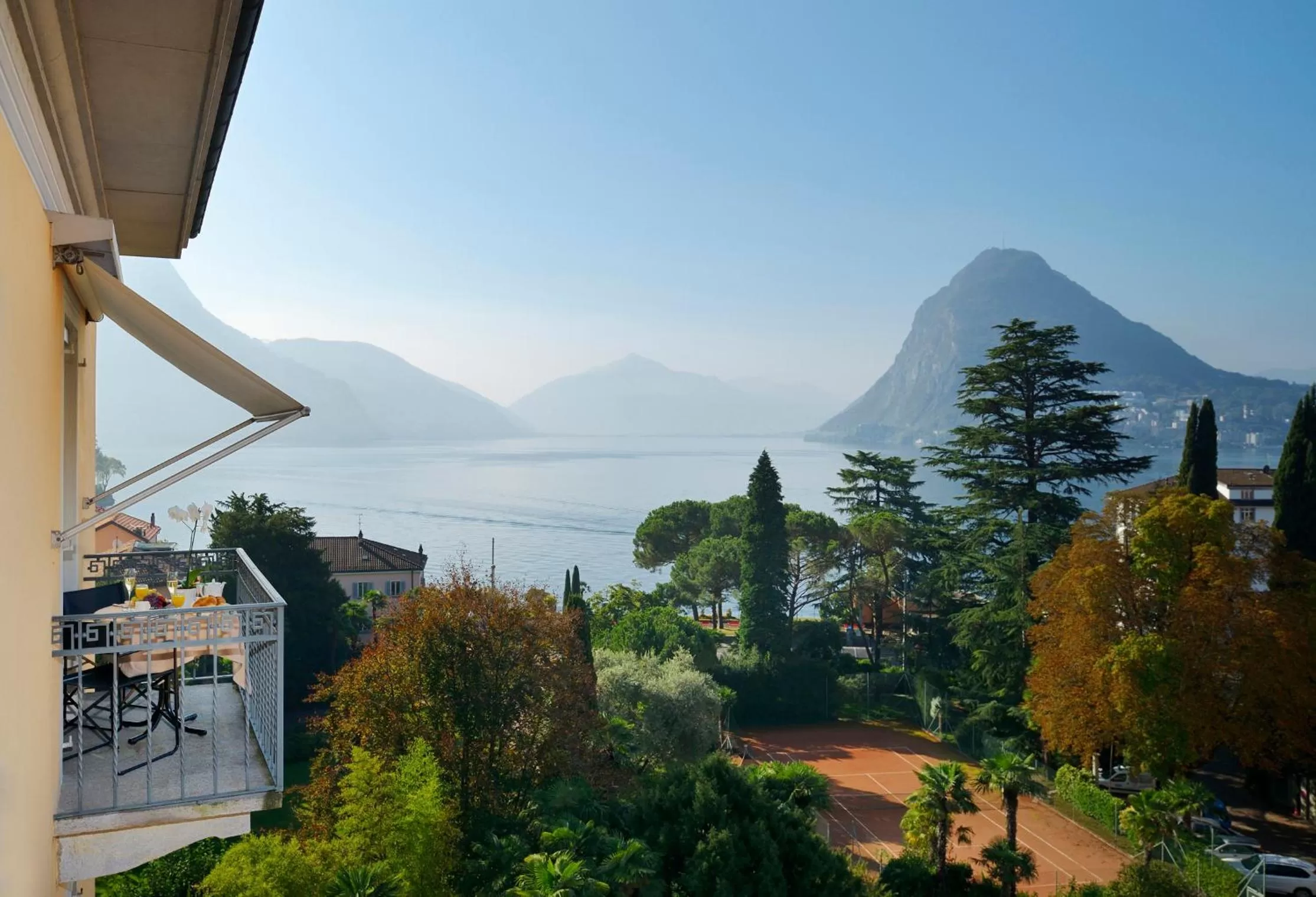 Garden view in Grand Hotel Villa Castagnola