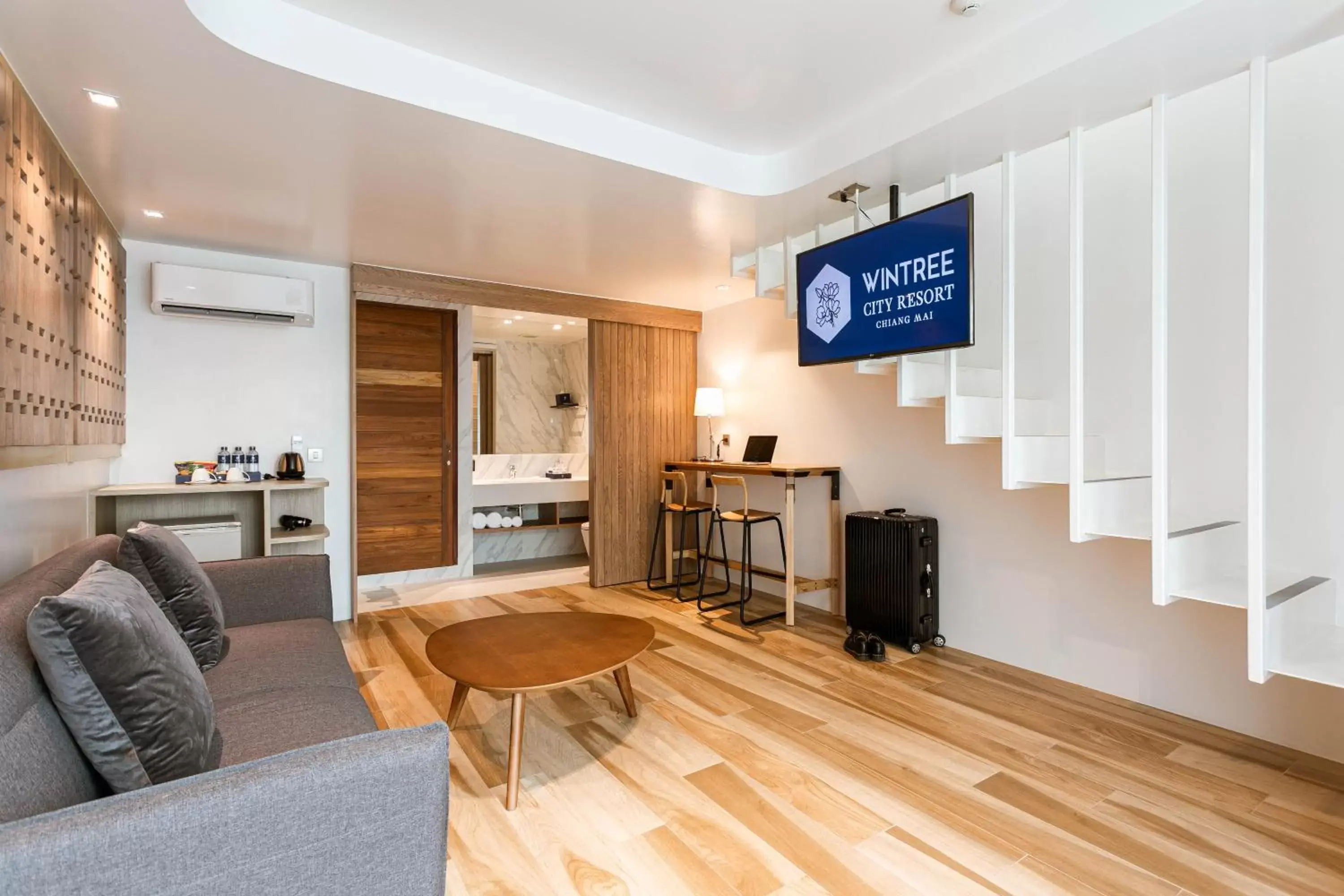 Living room in Wintree City Resort Chiang Mai Living room in Wintree City Resort Chiang Mai