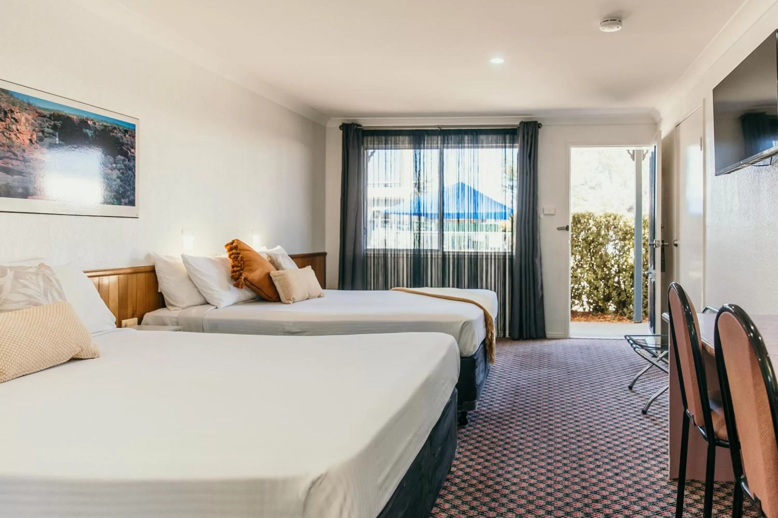 Bed in Outback Motel Mt Isa