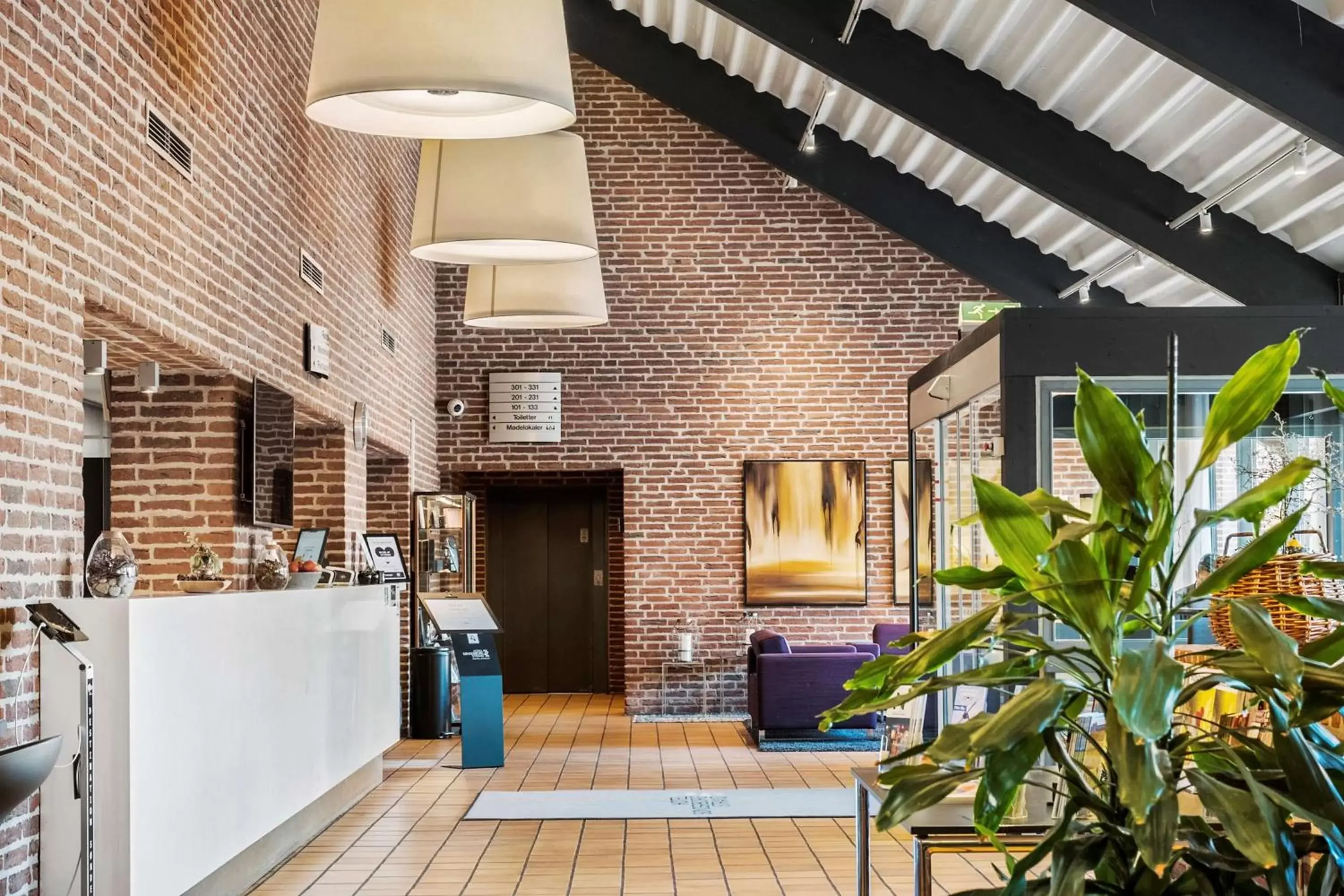Lobby or reception in Hotel Sonderborg Strand Lobby or reception in Hotel Sonderborg Strand