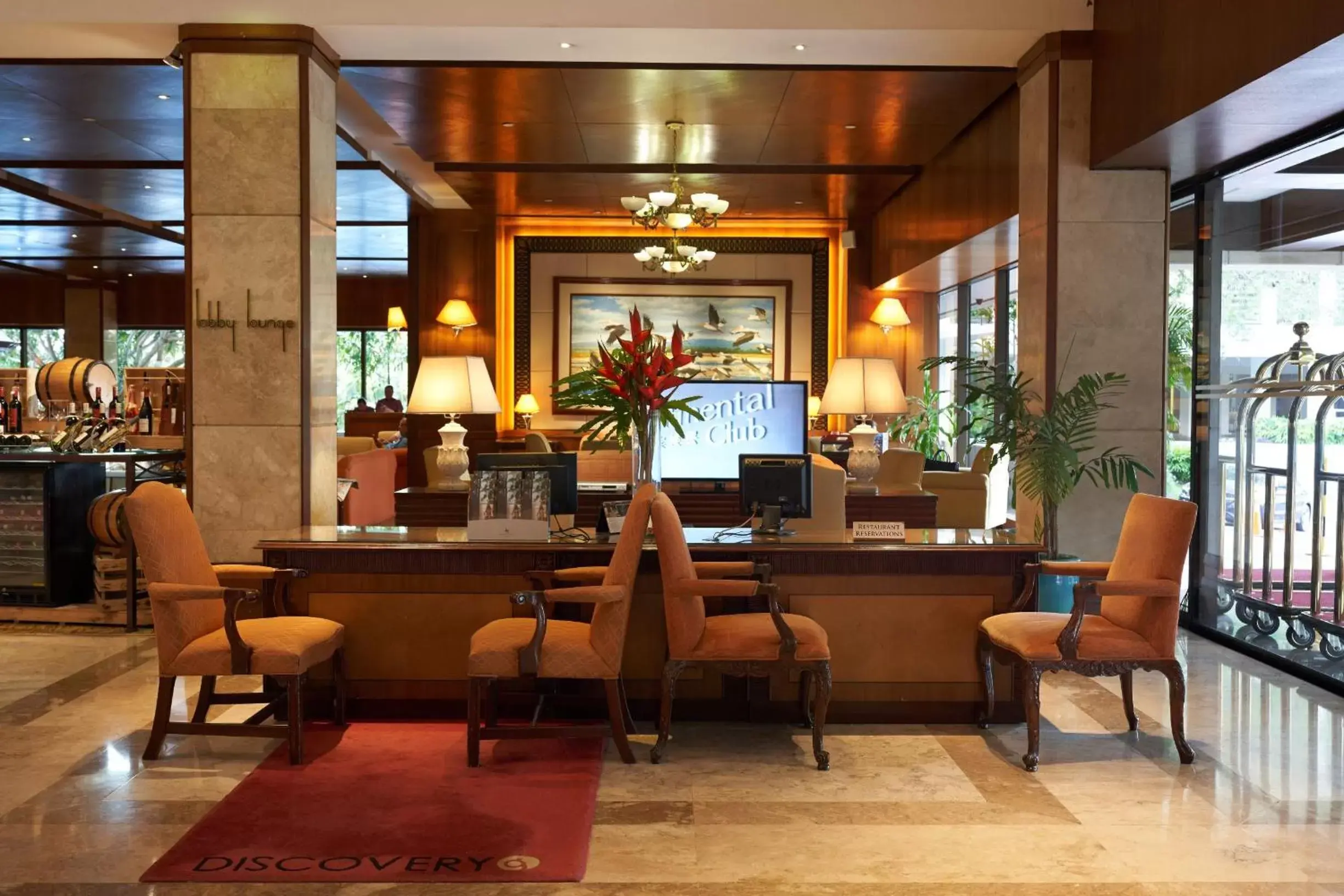 Lobby or reception in Marco Polo Plaza Cebu