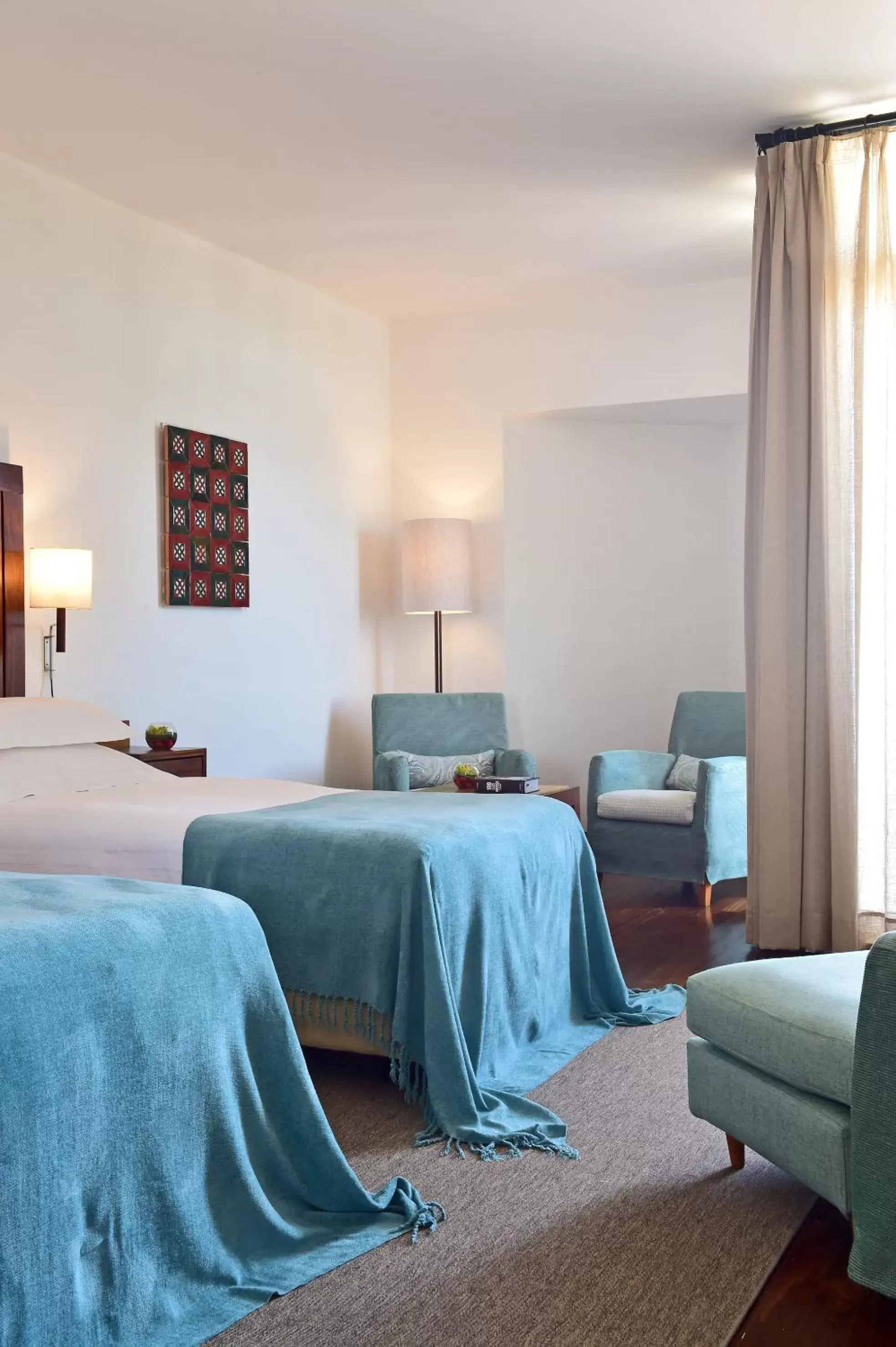 Bed in Pousada Castelo de Alcacer do Sal Bed in Pousada Castelo de Alcacer do Sal