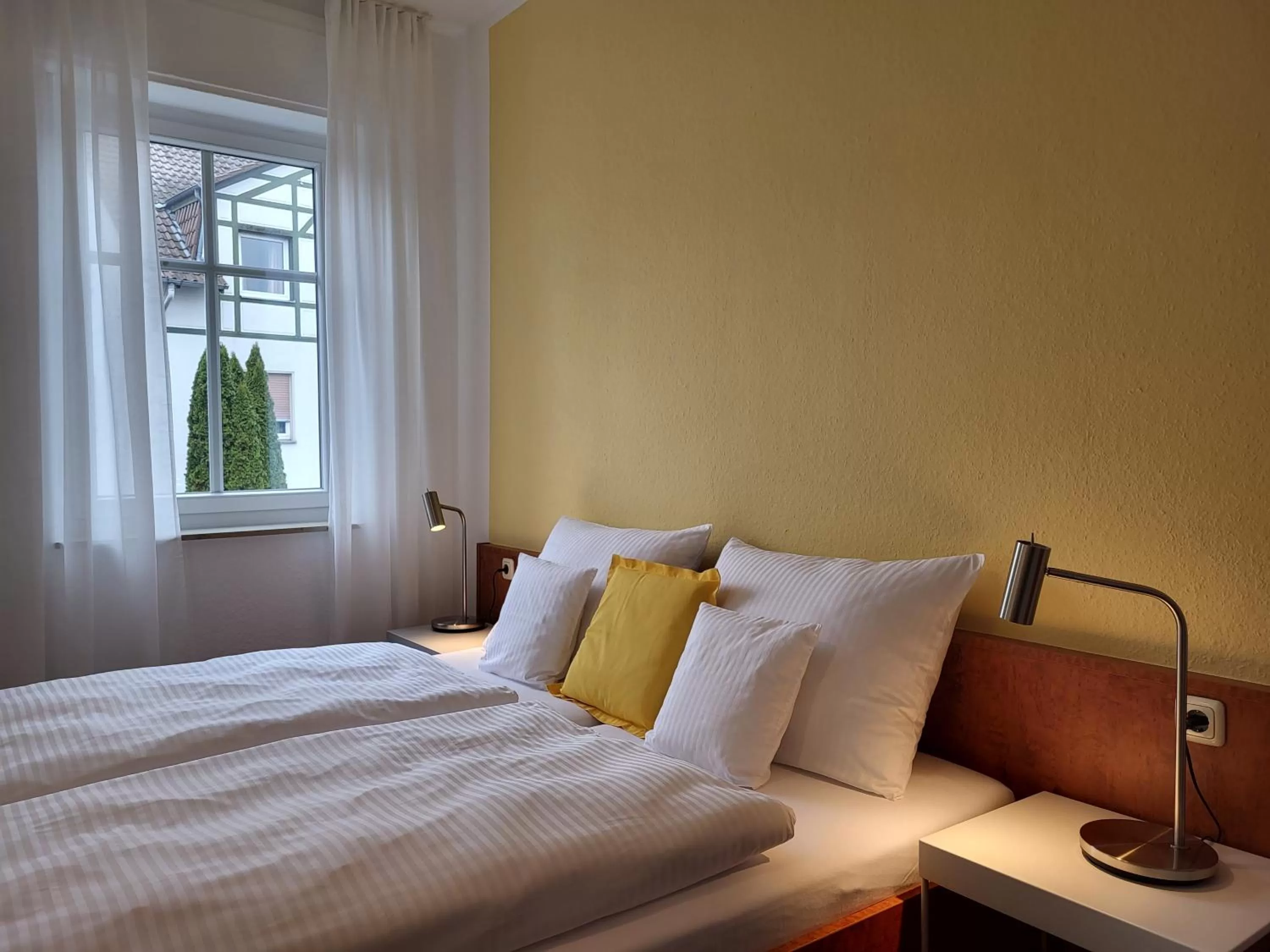 Bed in Parkhotel Am Schwanenteich