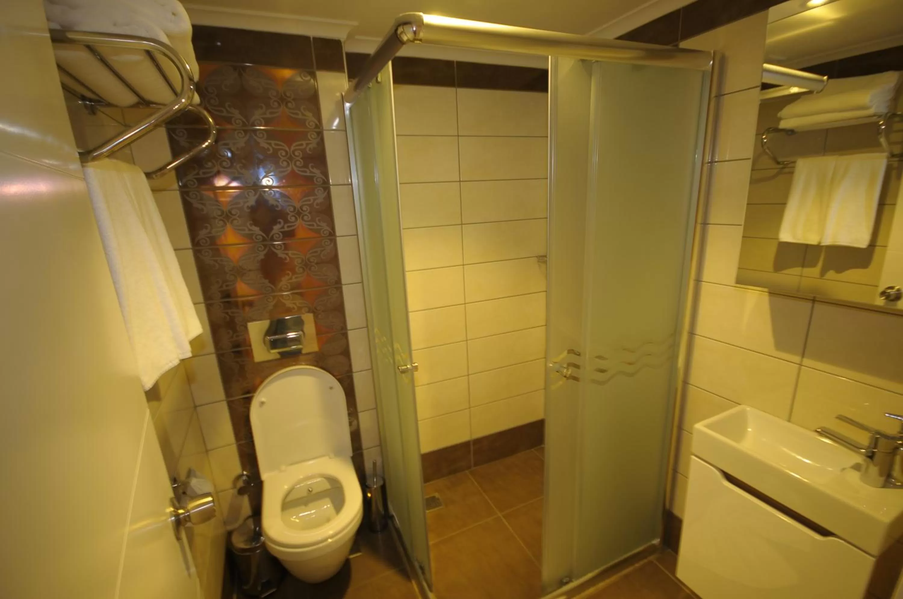 Shower in Aura Boutique Hotel