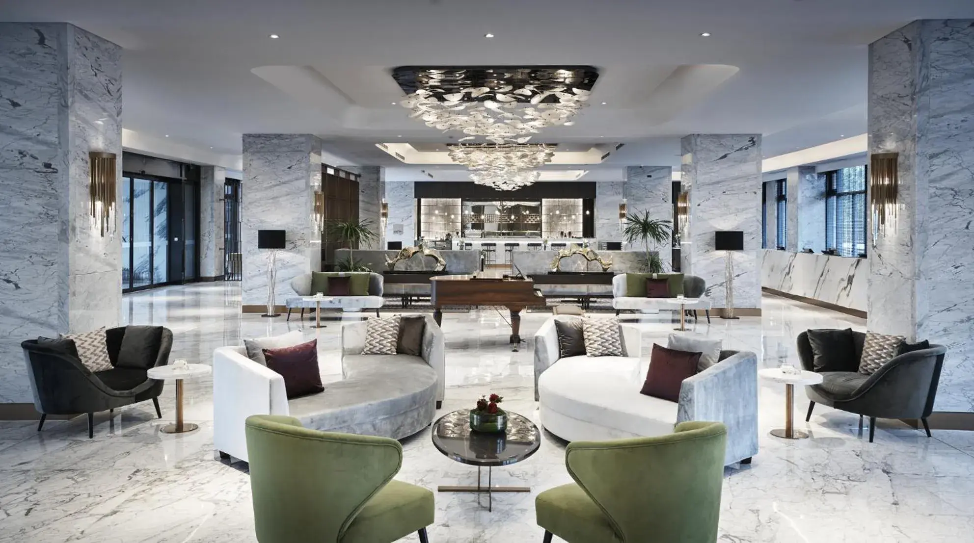 Lobby or reception, Lounge/Bar in The Senz Hotel & SPA