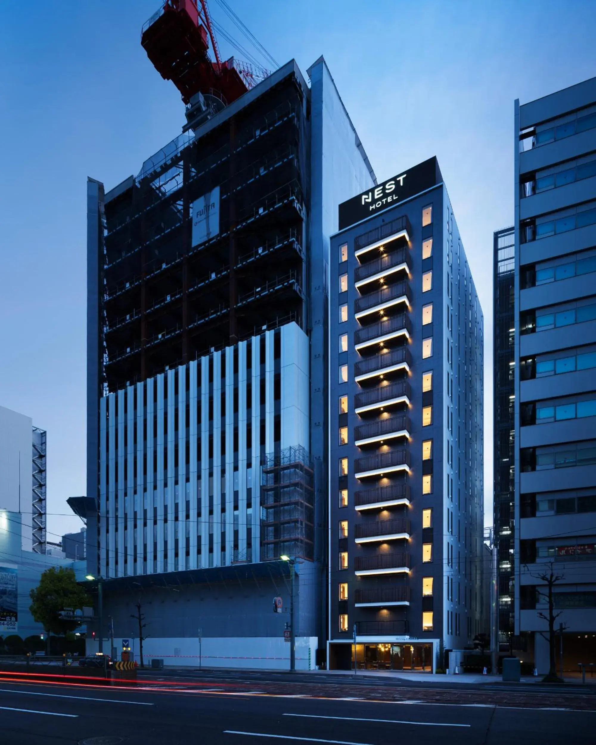 Facade/entrance, Property Building in Nest Hotel Hiroshima Hatchobori