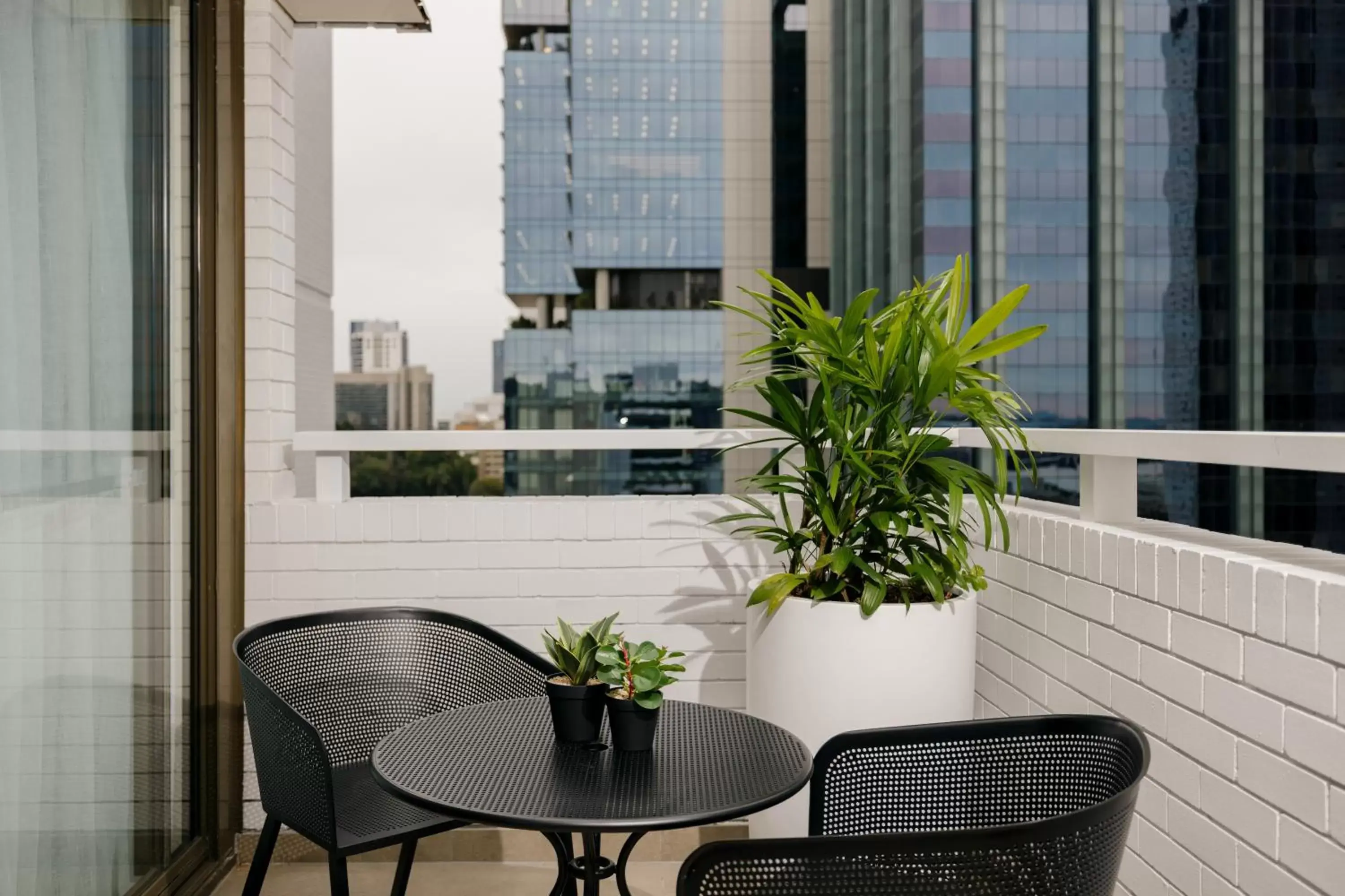 Balcony/Terrace in Hotel Indigo Brisbane City Centre, an IHG Hotel