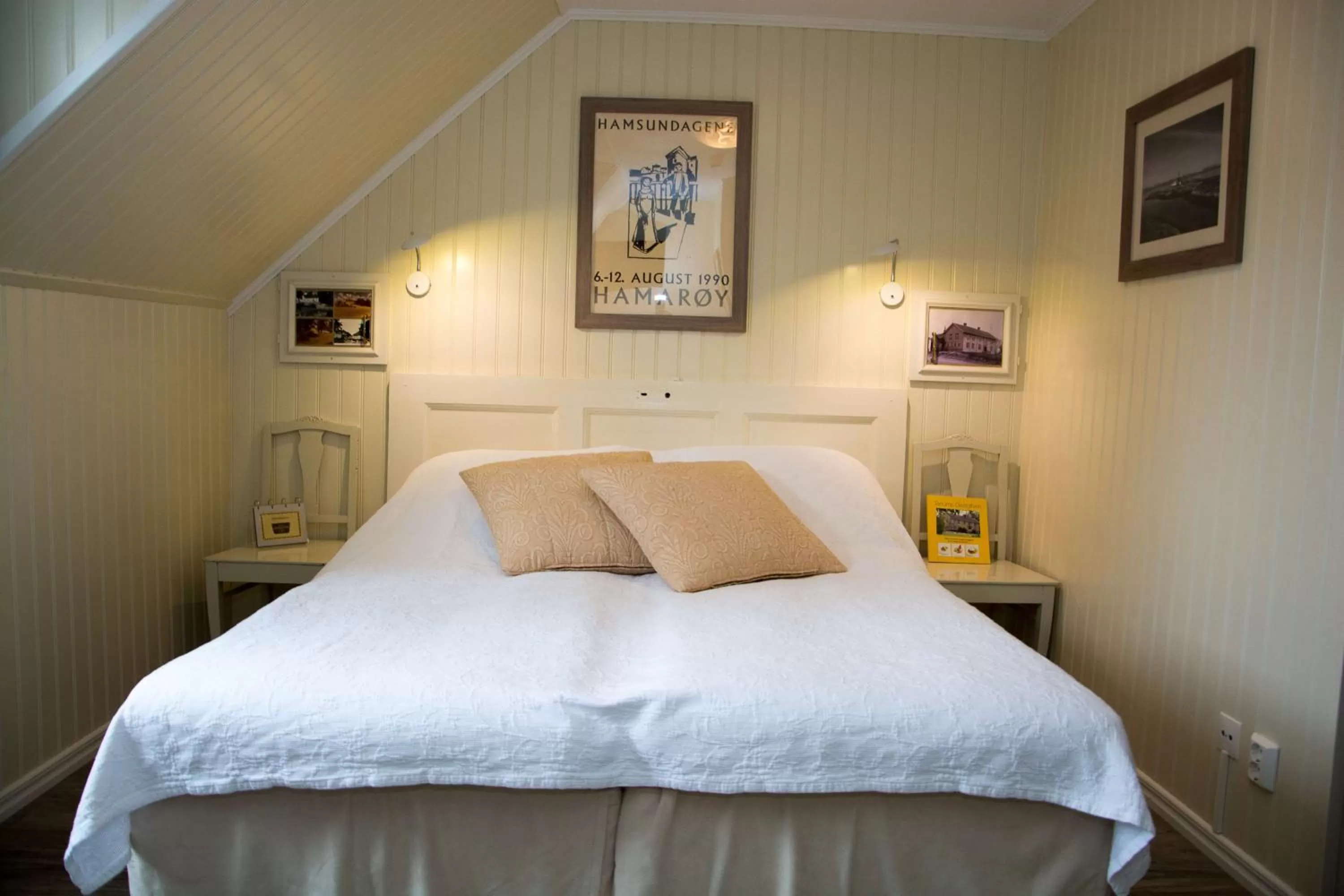 Bed in Hotel Tanum Gestgifveri