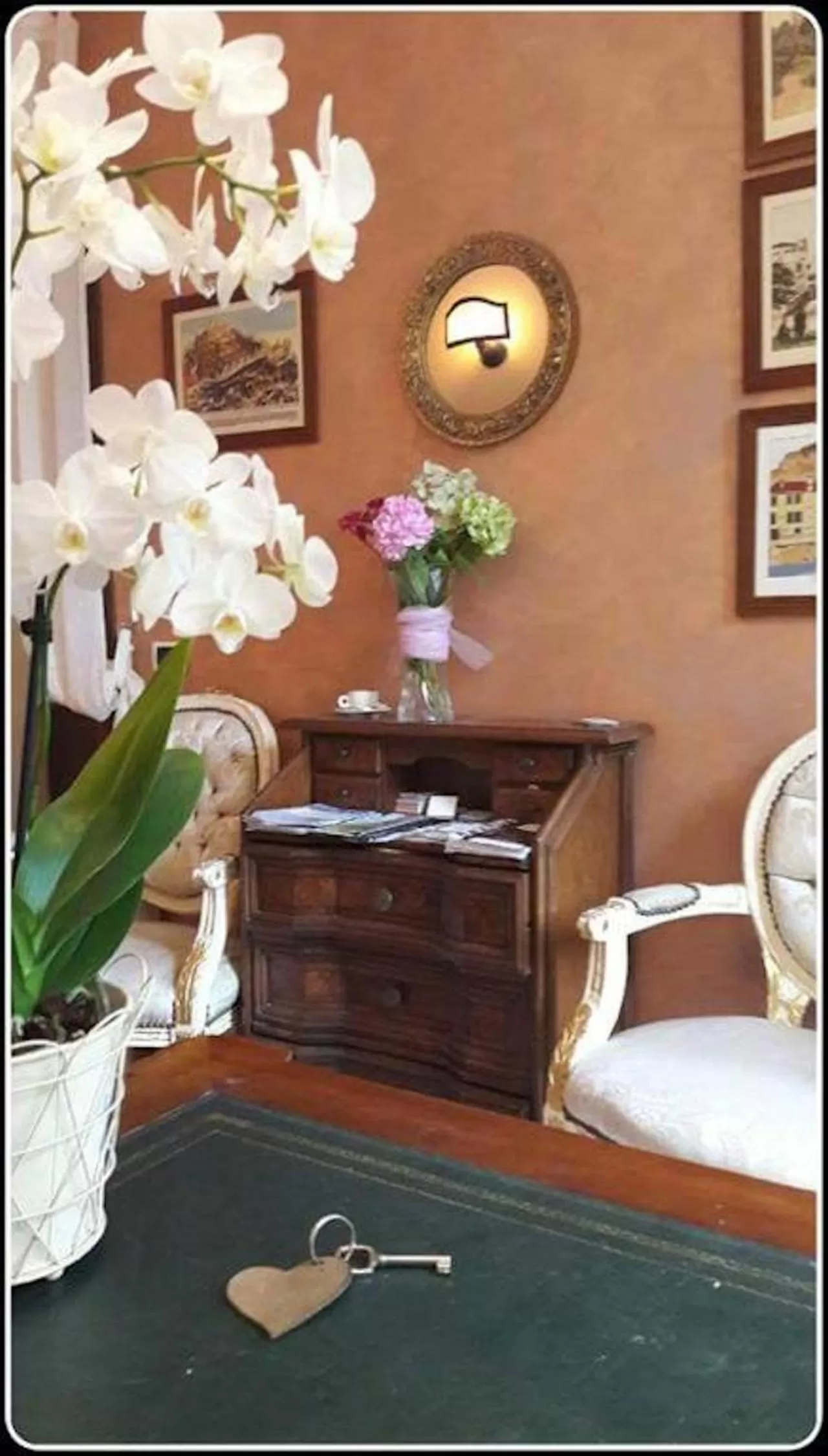 Lobby or reception in Hotel La Selce