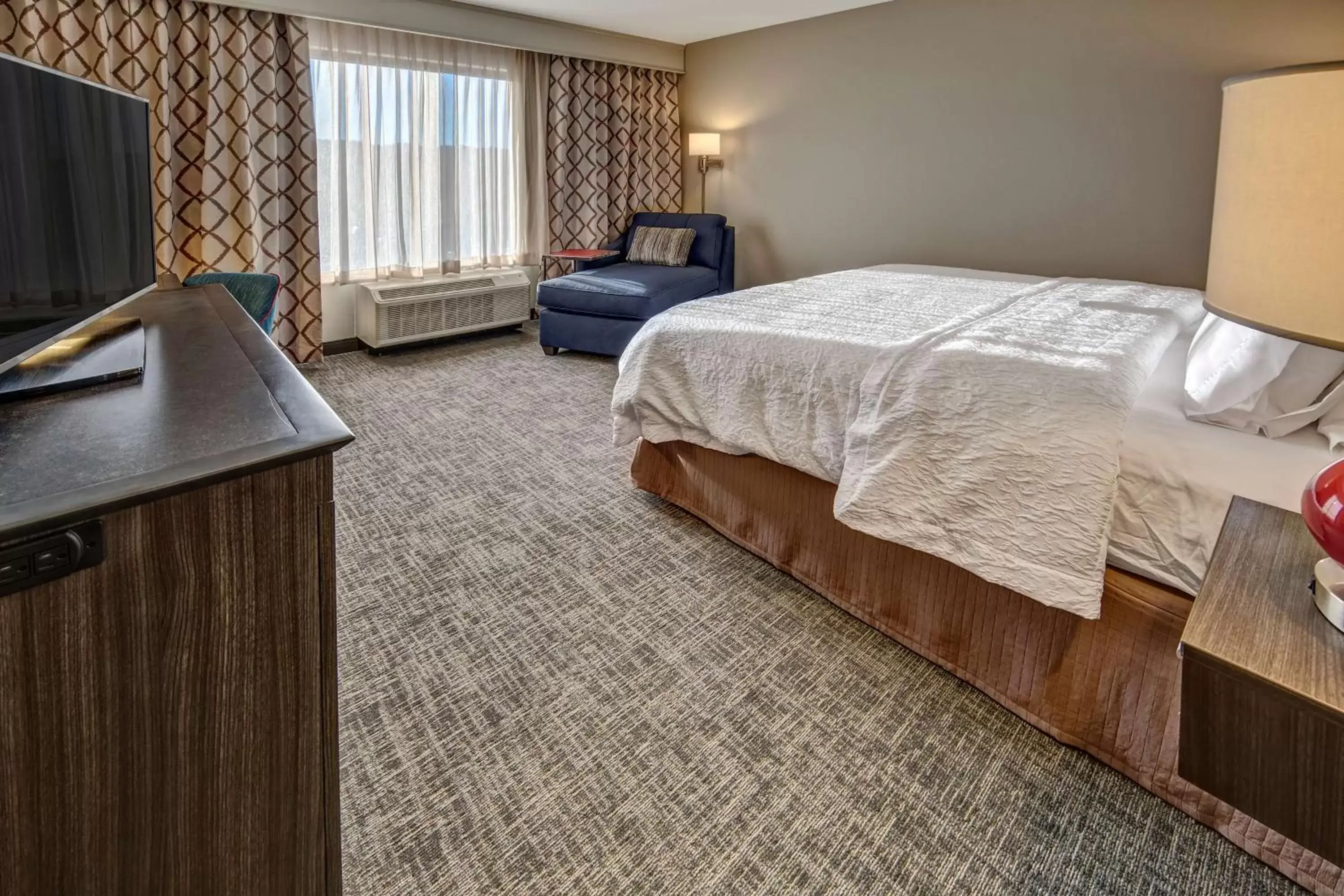 Living room, Bed in Hampton Inn & Suites Franklin Berry Farms, Tn