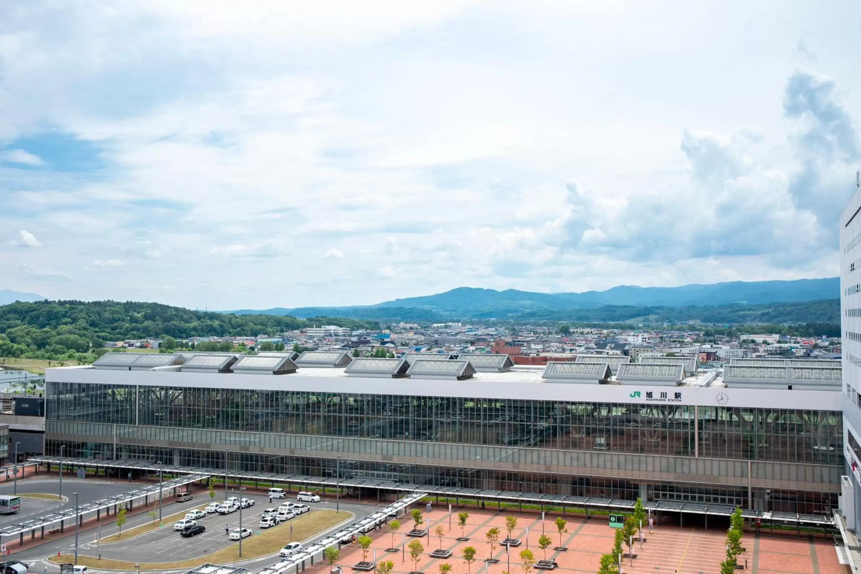 View (from property/room), Mountain View in Hotel Wing International Asahikawa Ekimae