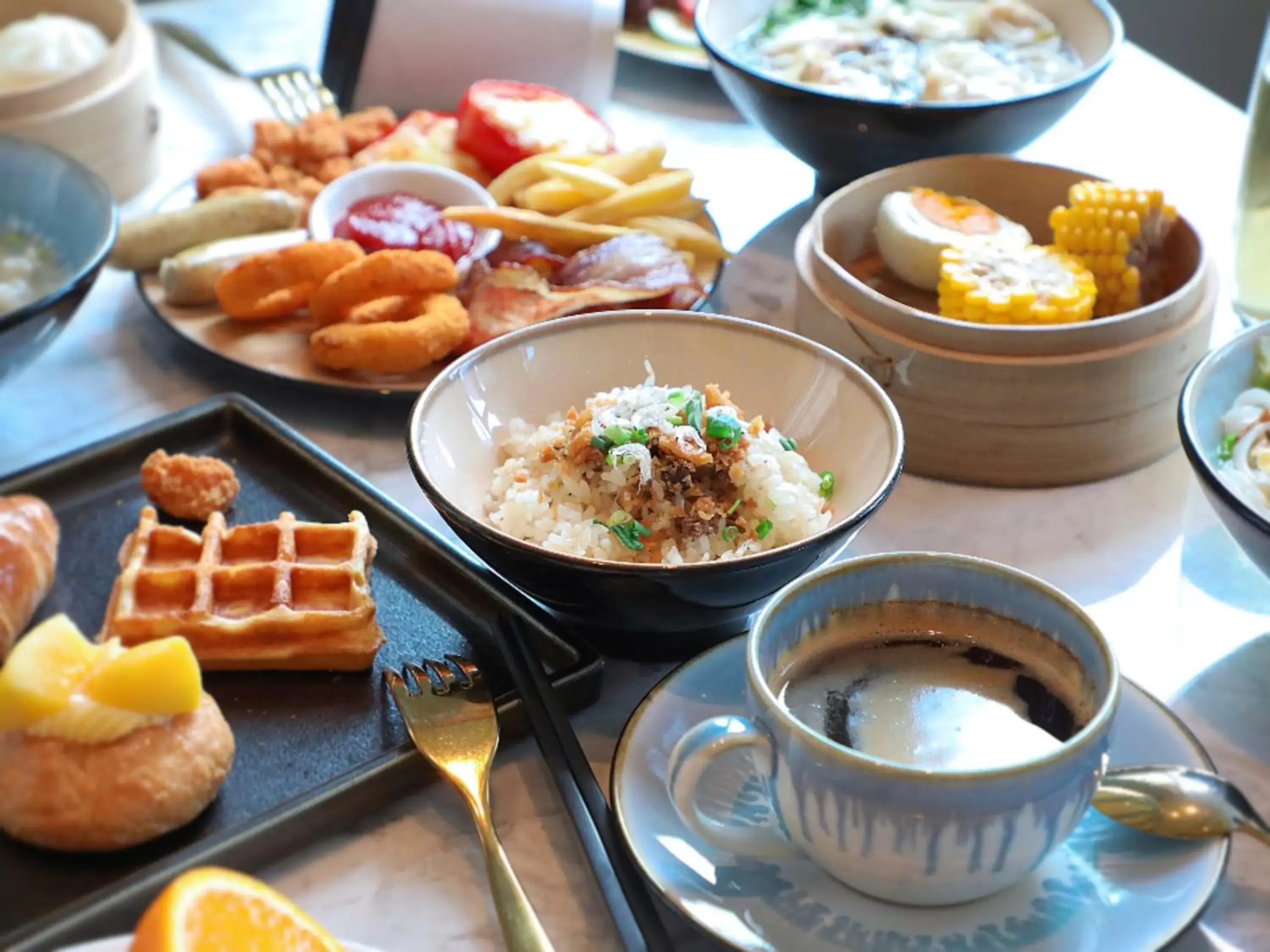 Breakfast in Wenzhou Airport Marriott Hotel