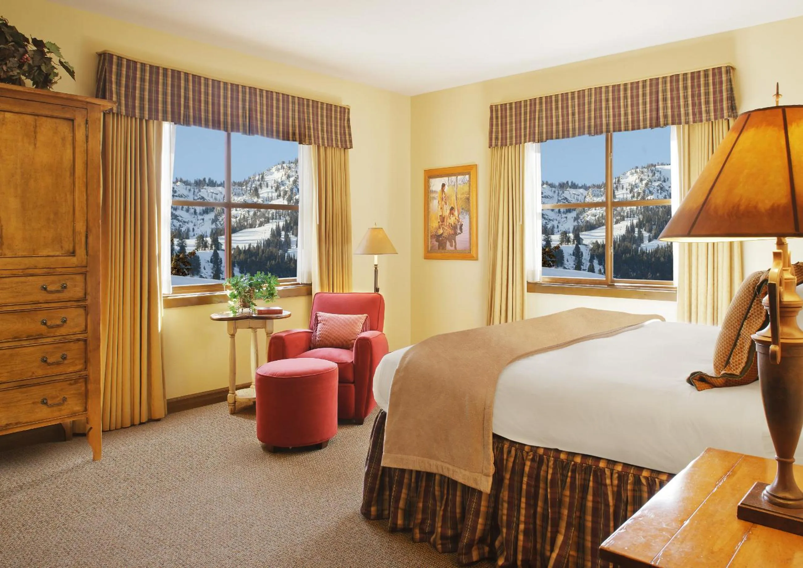 TV and multimedia, Bed in Snake River Lodge